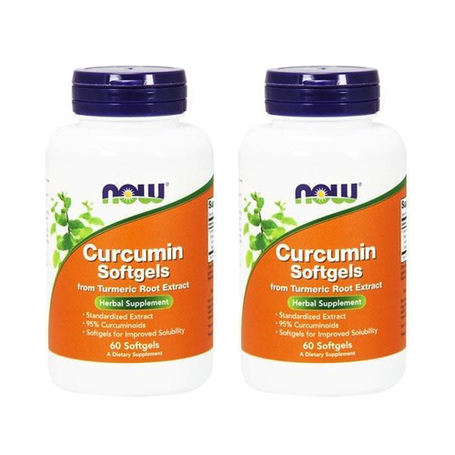 NOW - Curcumin - 2x 60softgels