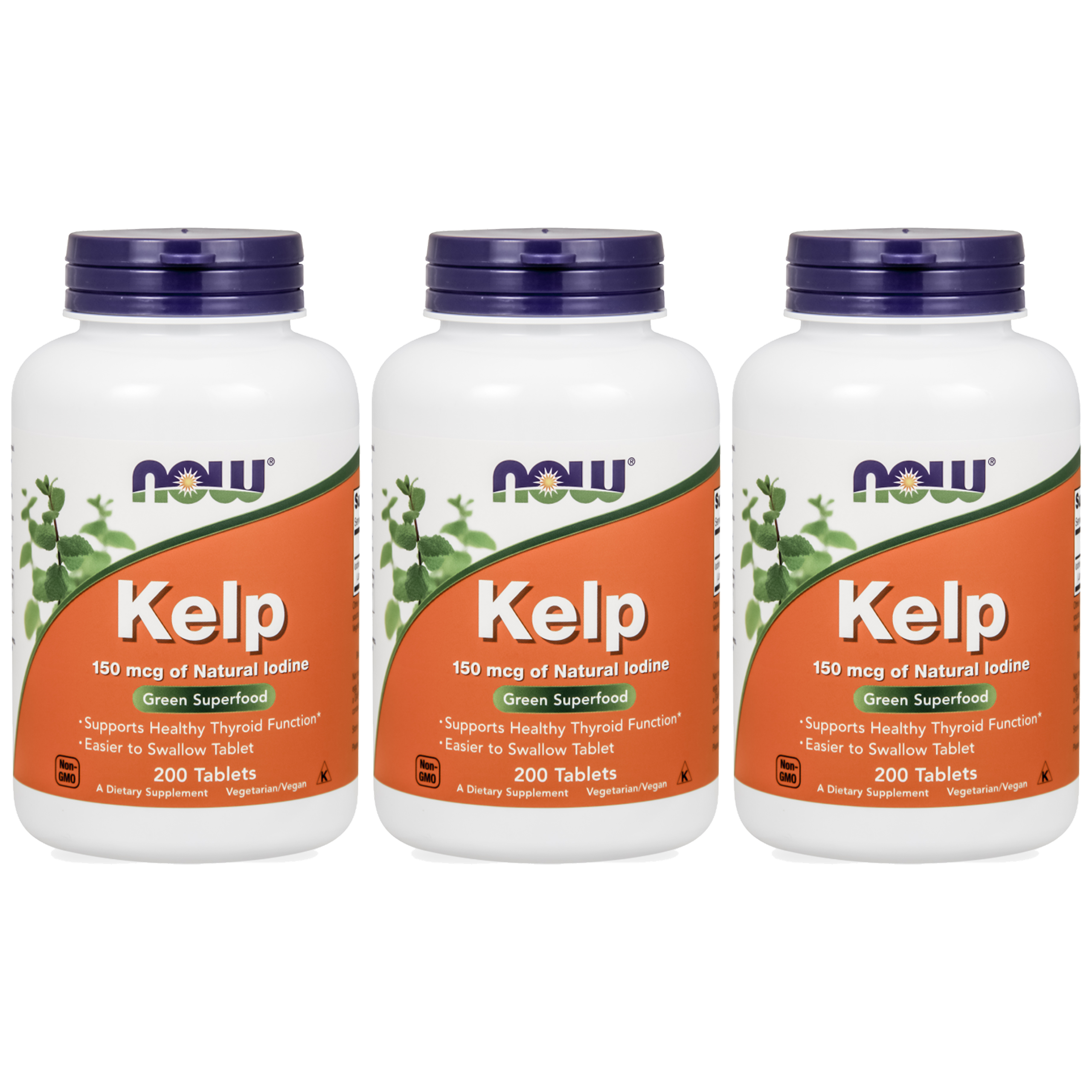 NOW Kelp - 3x 200tabs