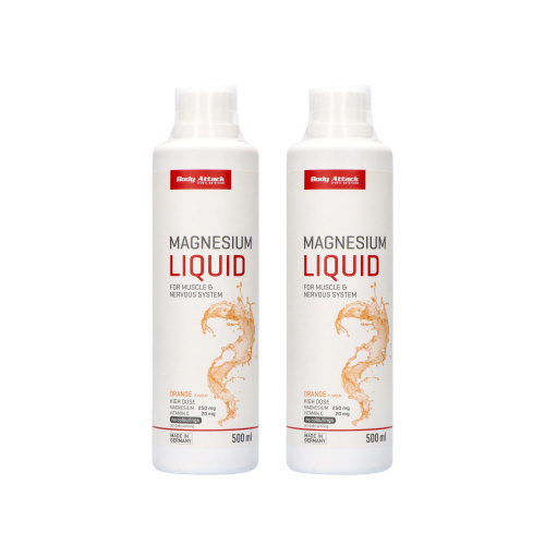 BODY ATTACK Magnesium Liquid - 2x 500ml - Orange