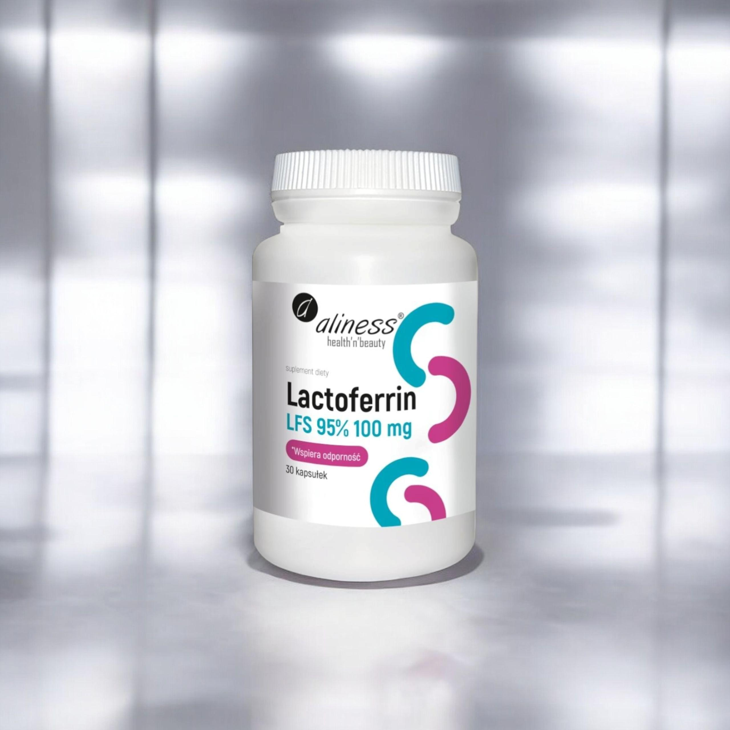ALINESS - Lactoferrin LFS95% 100mg - 2x 30caps.