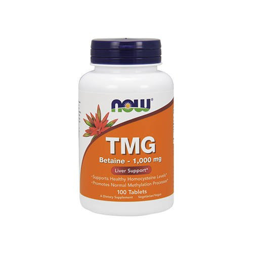 NOW TMG 1000mg - 2x 100tabs.