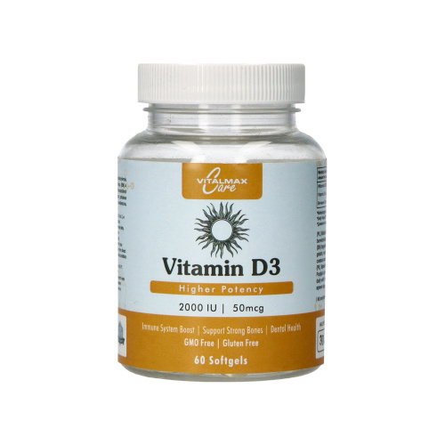 VITALMAX CARE Witamina D3 2000 IU - 120 softgels