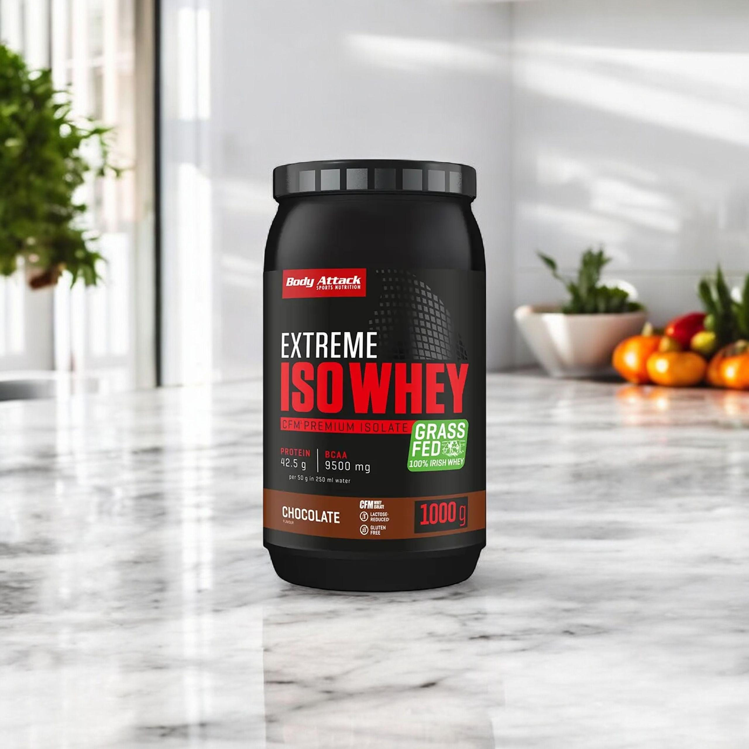 BODY ATTACK Extreme Iso Whey - 3x 1000g