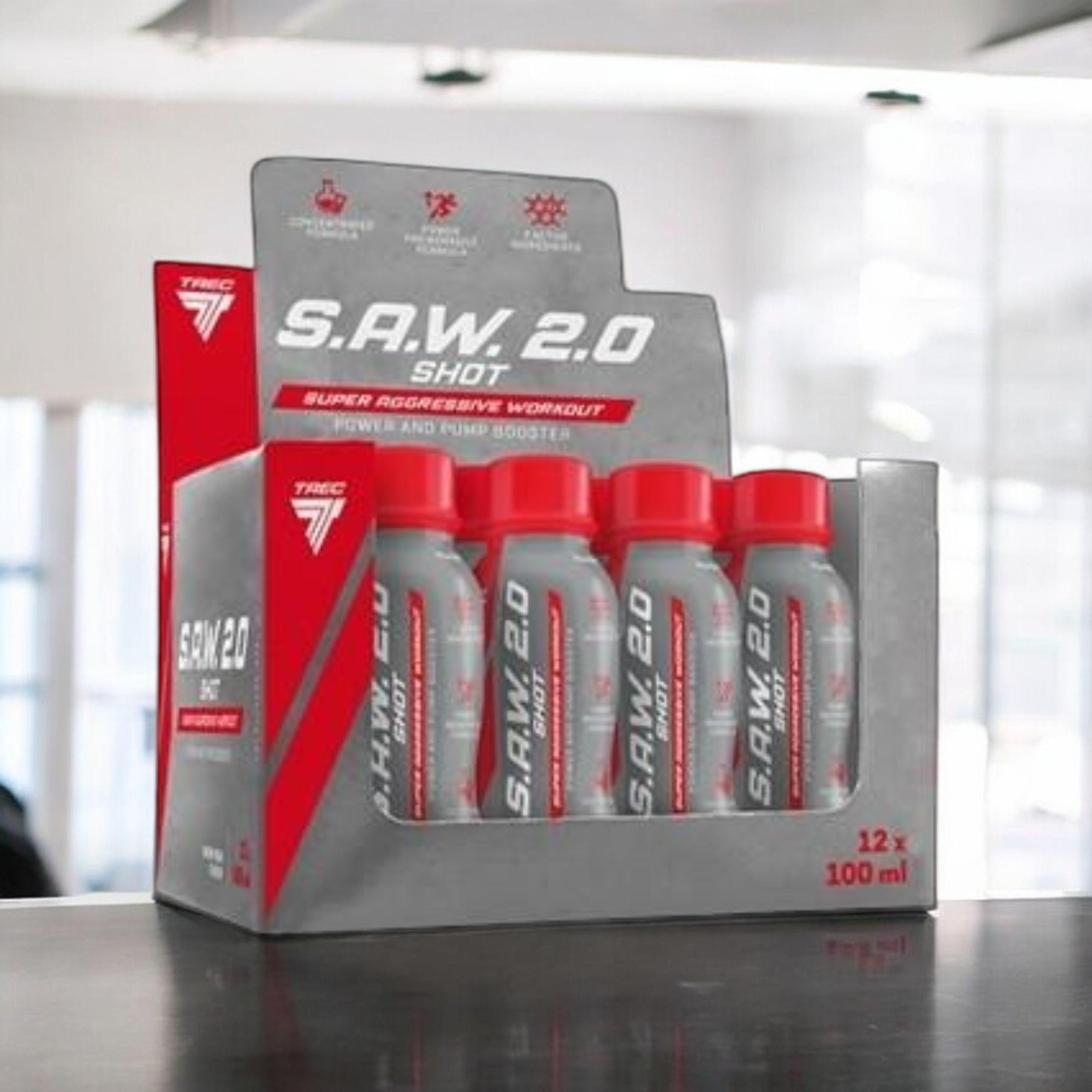 TREC - S.A.W. 2.0 Shot - 12x 100ml - Cherry Pear 