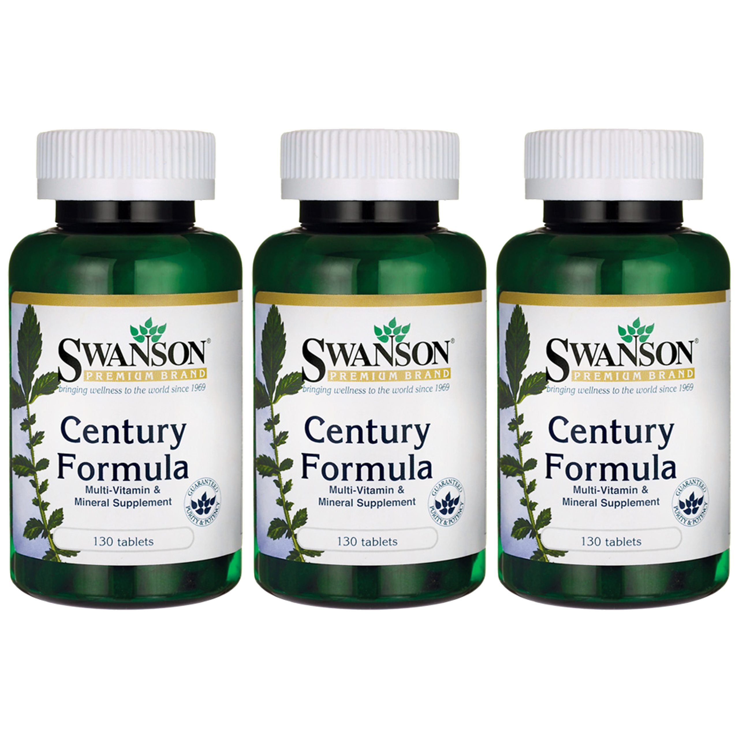 SWANSON Century Formula with Iron Multi Vita Min - 3x 130tabs
