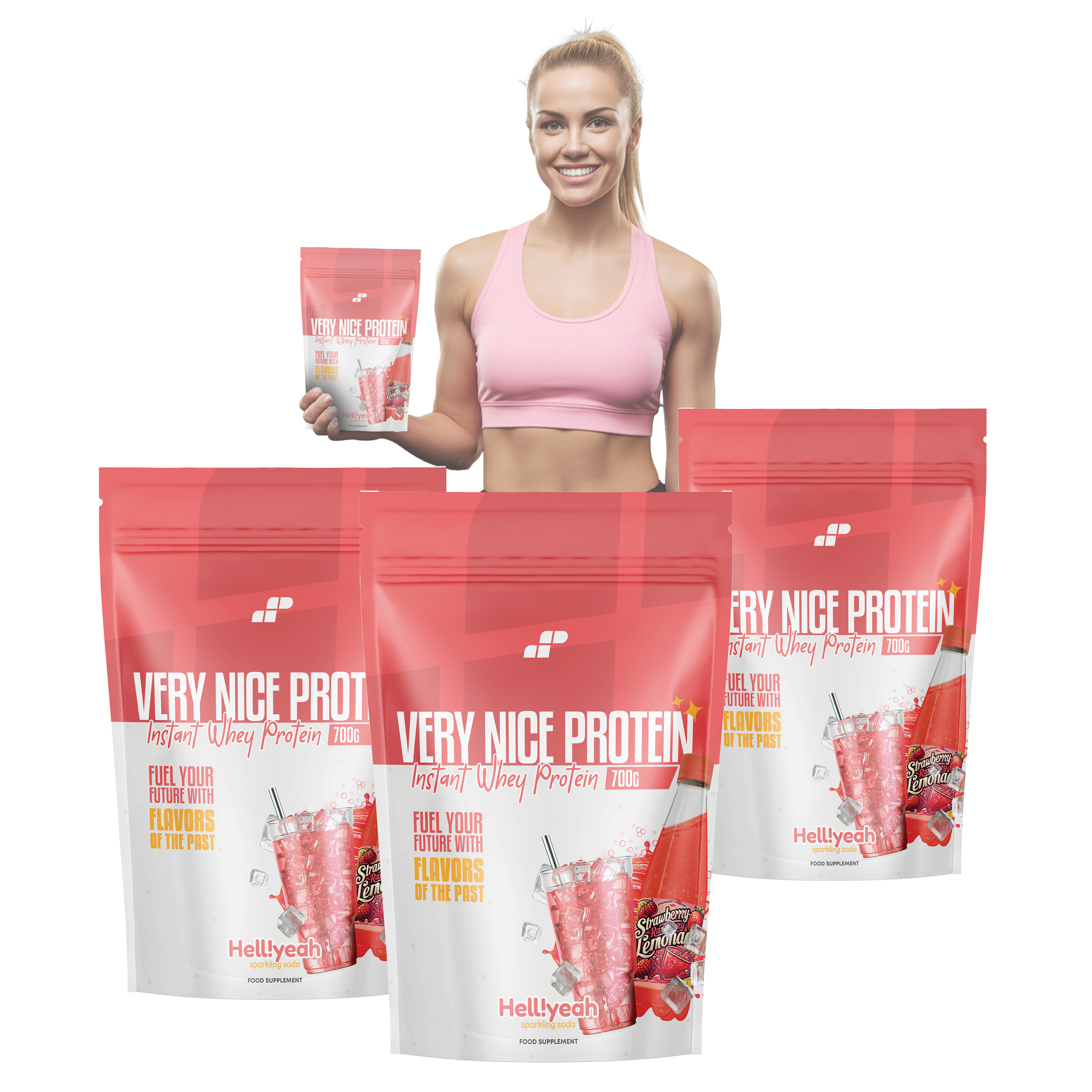 3x MP NUTRITION Very Nice Protein - 700g