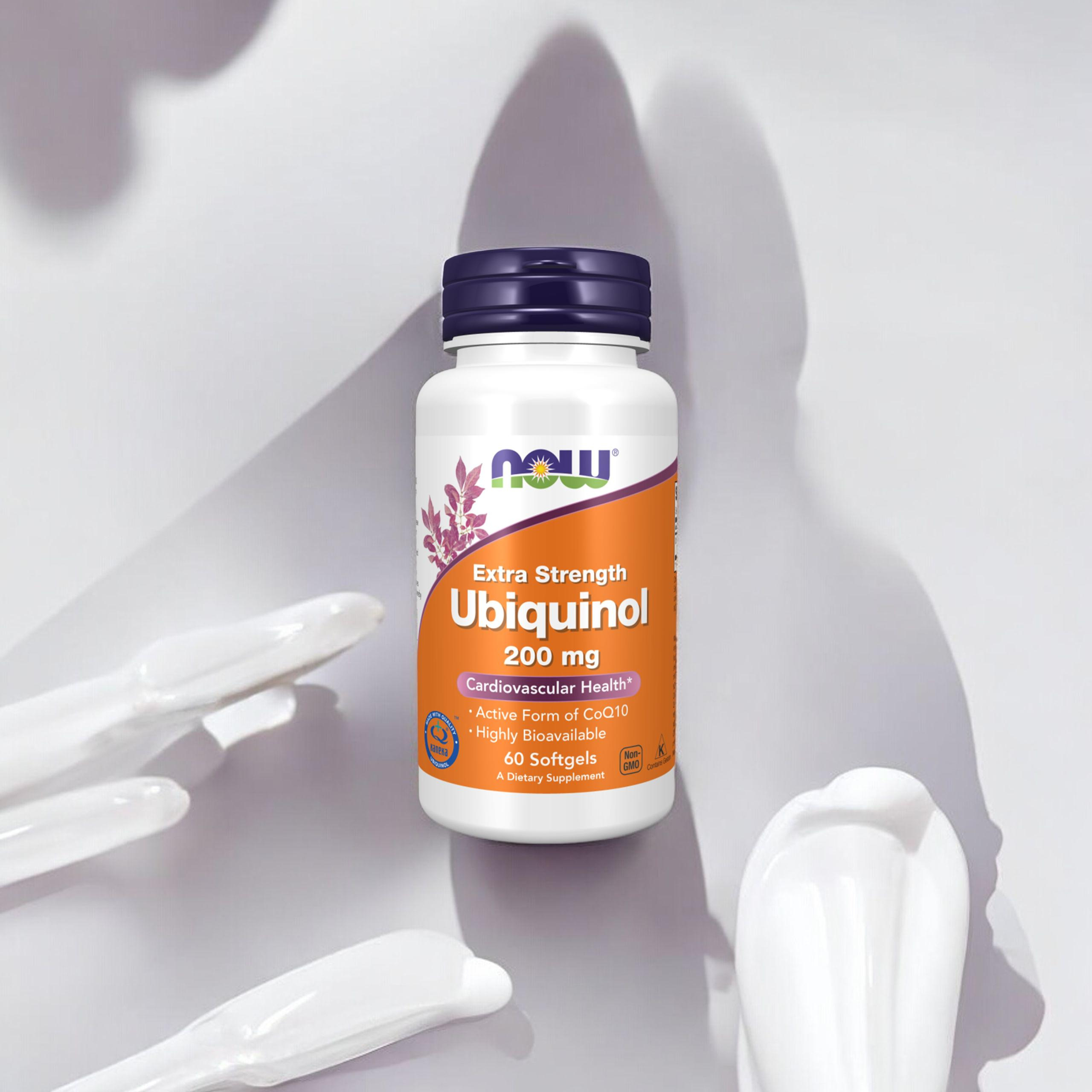 NOW Ubiquinol Extra Strength 200mg - 3x 60softgels