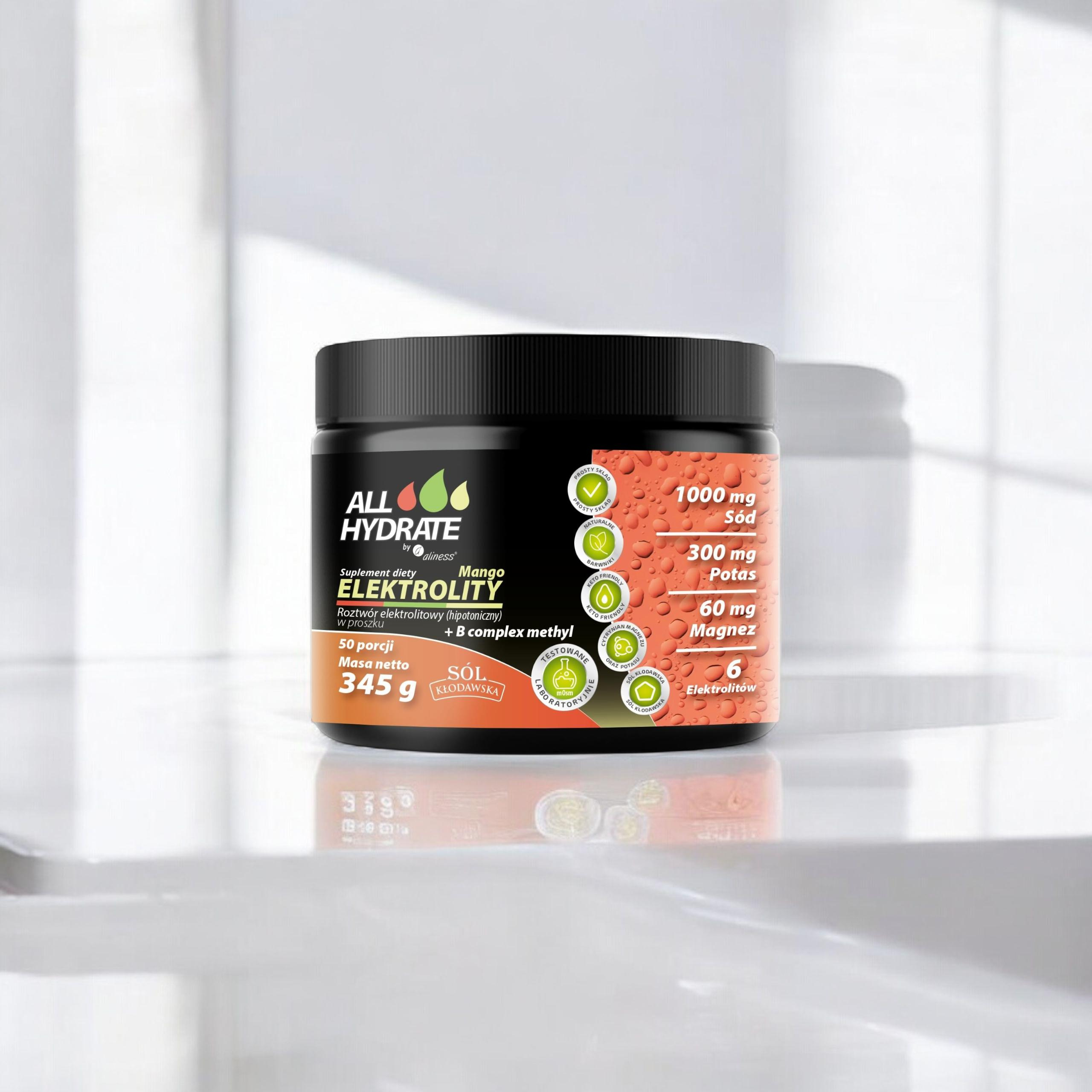 ALINESS - ALL Hydrate Elektolity + B Complex Methyl - 2x 345g