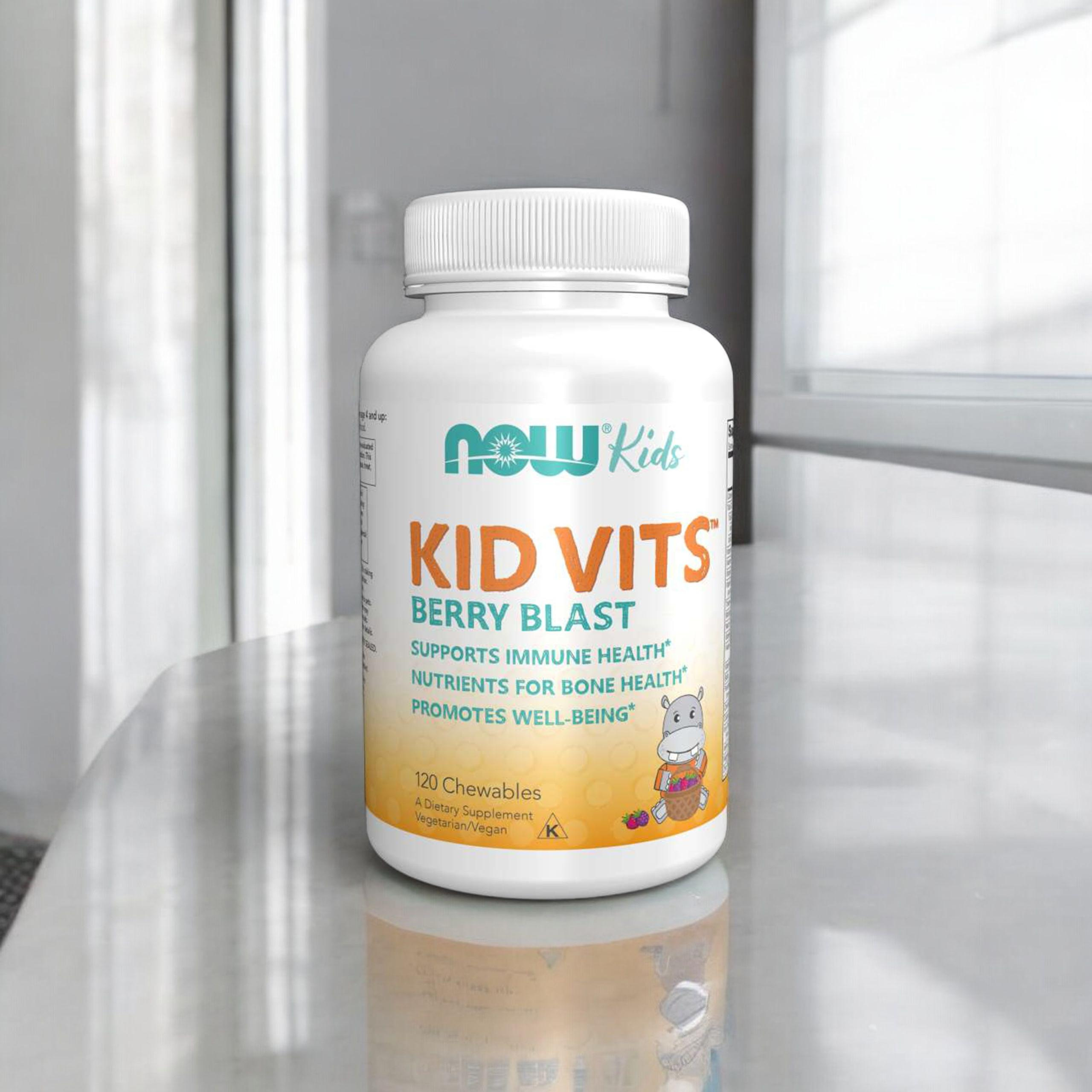 NOW Kid Vits - 3x 120 tabletek do ssania