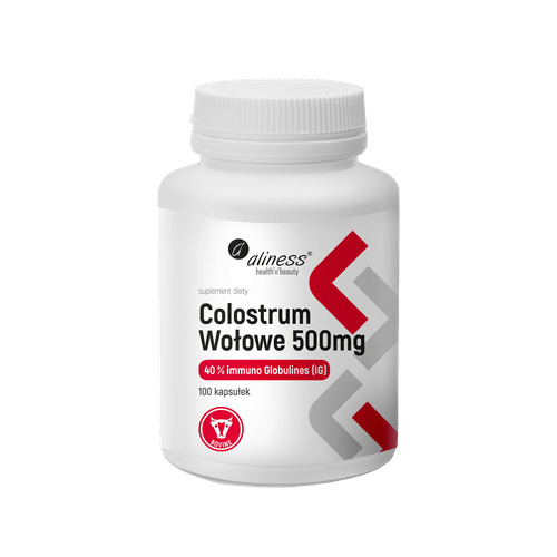ALINESS Colostrum Wołowe 500mg - 100caps