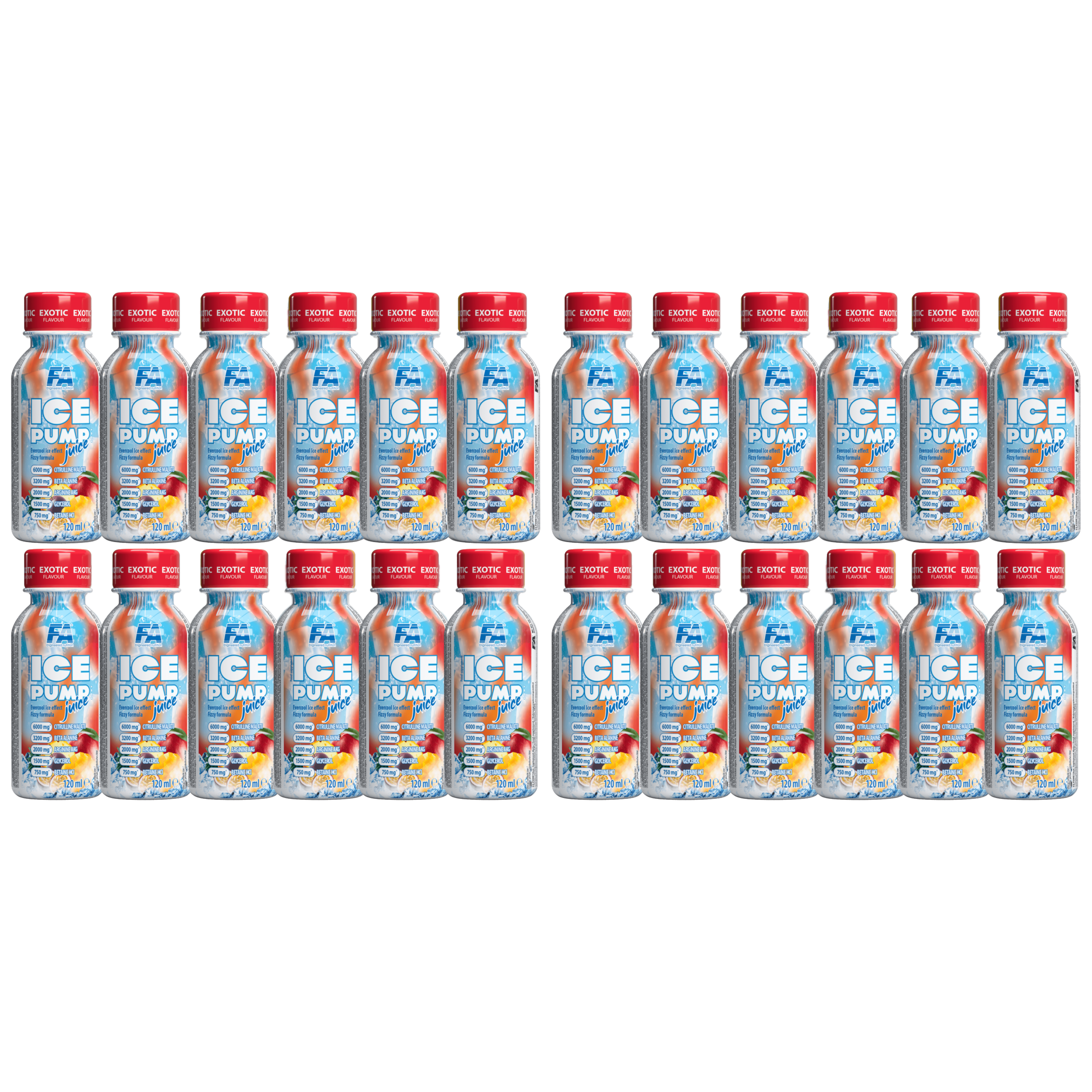 FITNESS AUTHORITY - Ice Pump Juice - 12x 2x 120ml