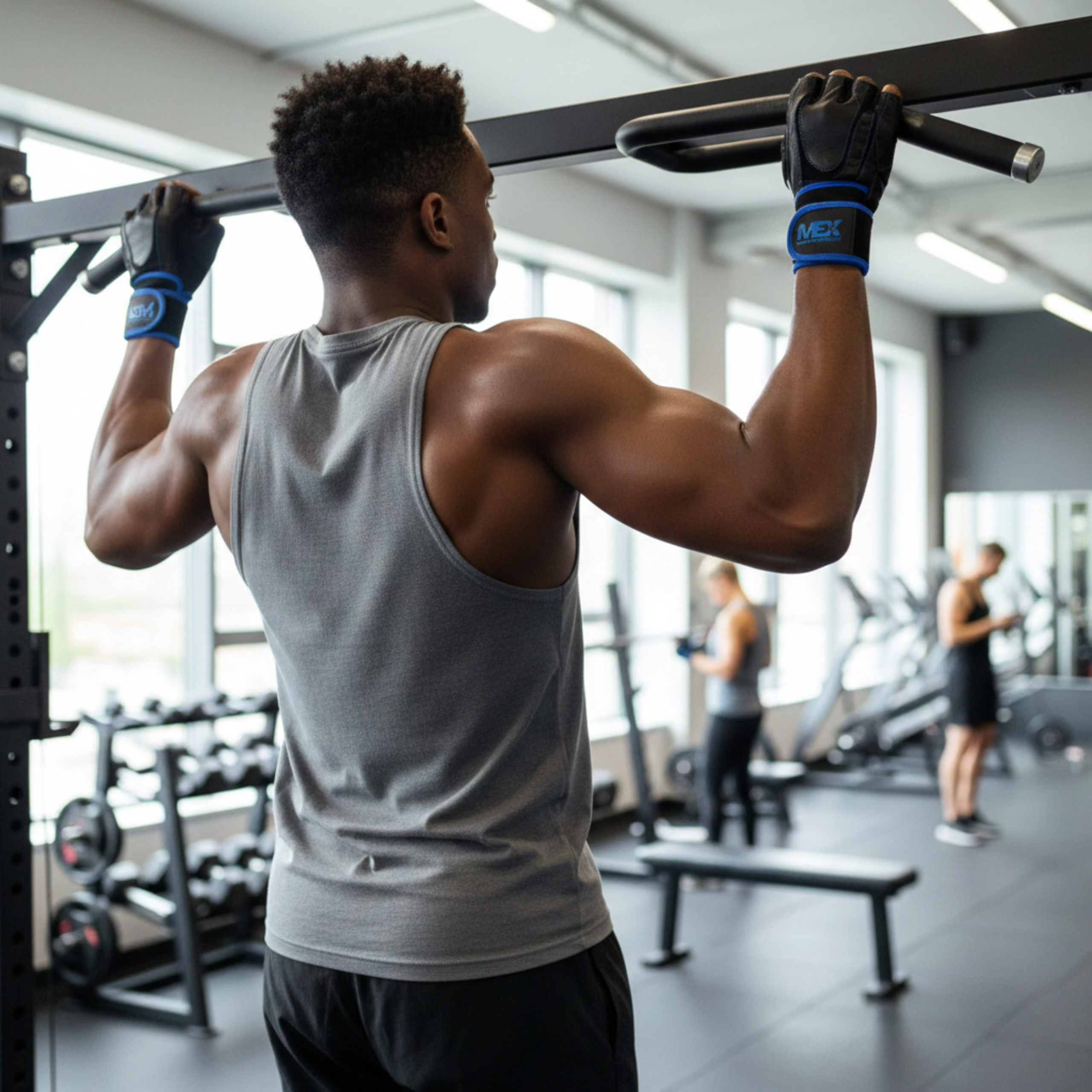 MEX NUTRITION - Pro Elite Blue Gloves 