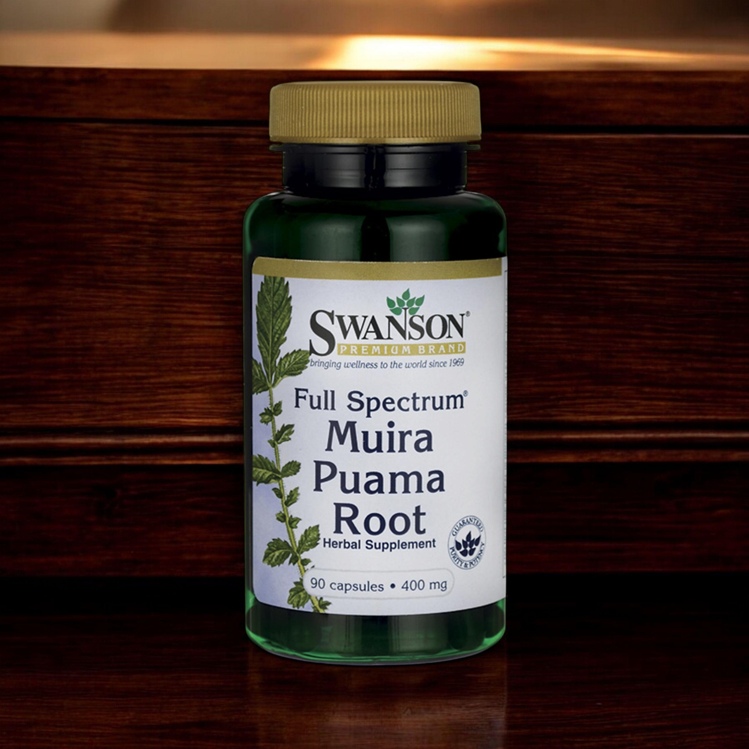 SWANSON Full Spectrum Muira Puama Root 400mg - 90caps