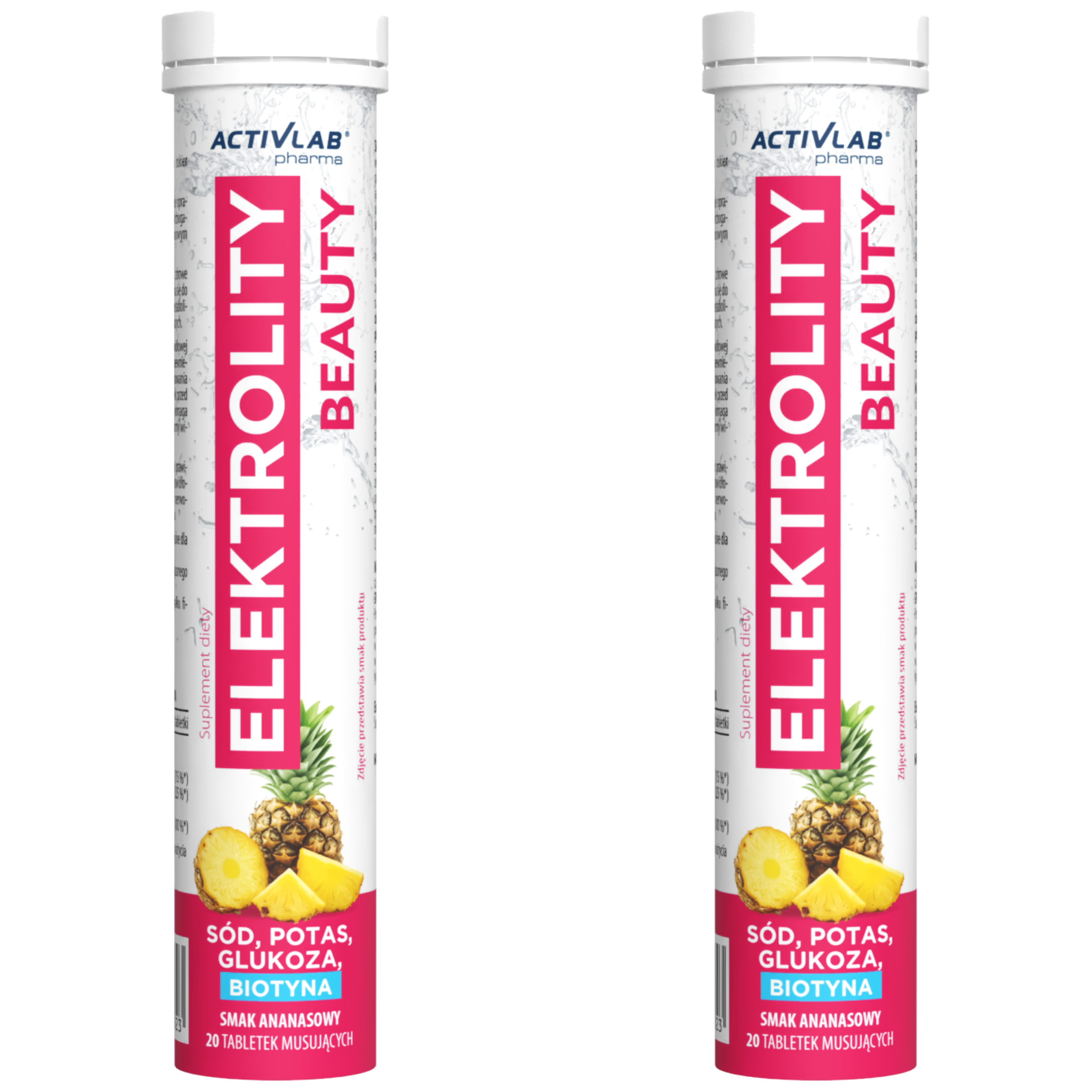 ACTIVLAB PHARMA - Elektrolity Beauty - 20tabs - 2x Pineapple