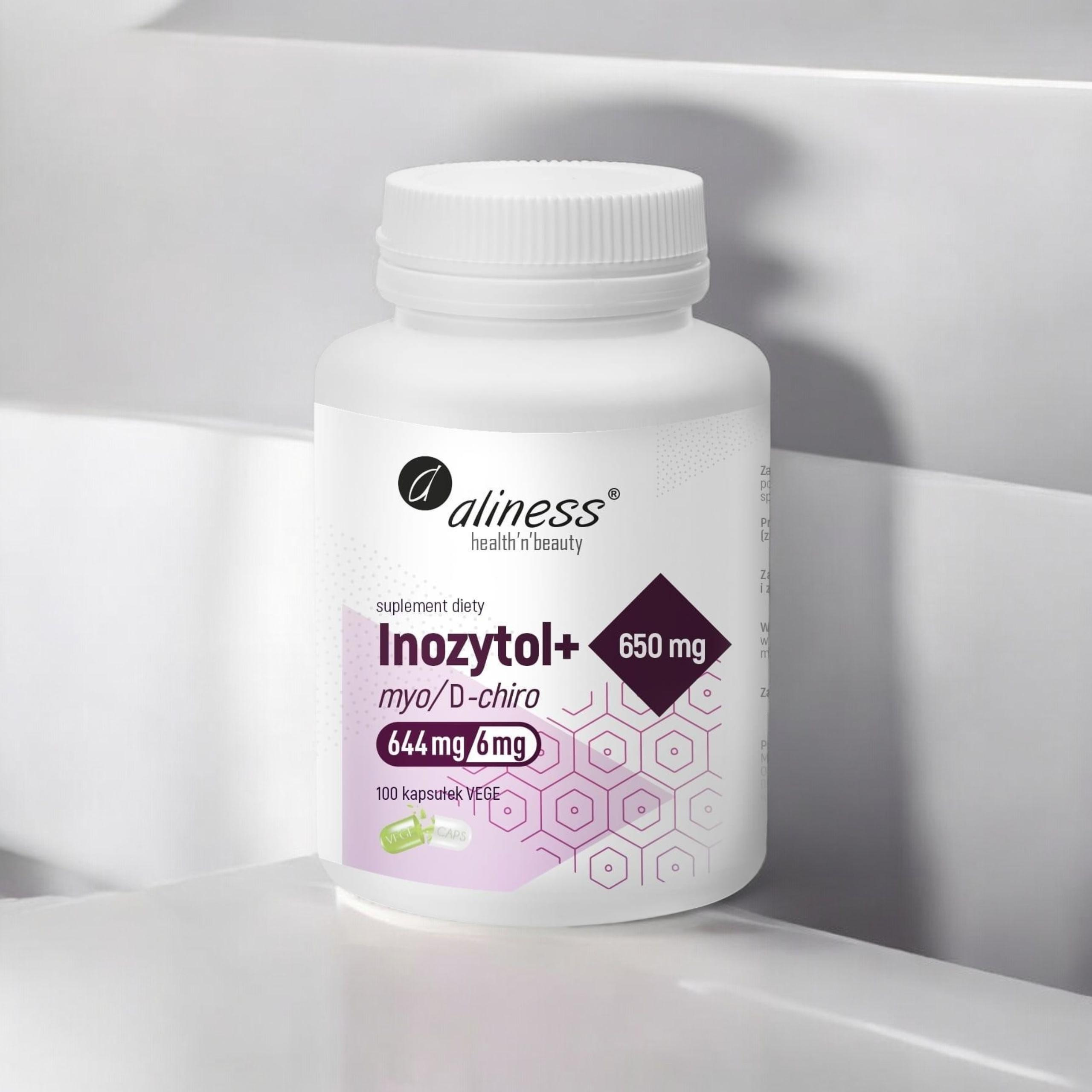 ALINESS - Inozytol Myo / D-Chiro 650mg - 2x 100vcaps.