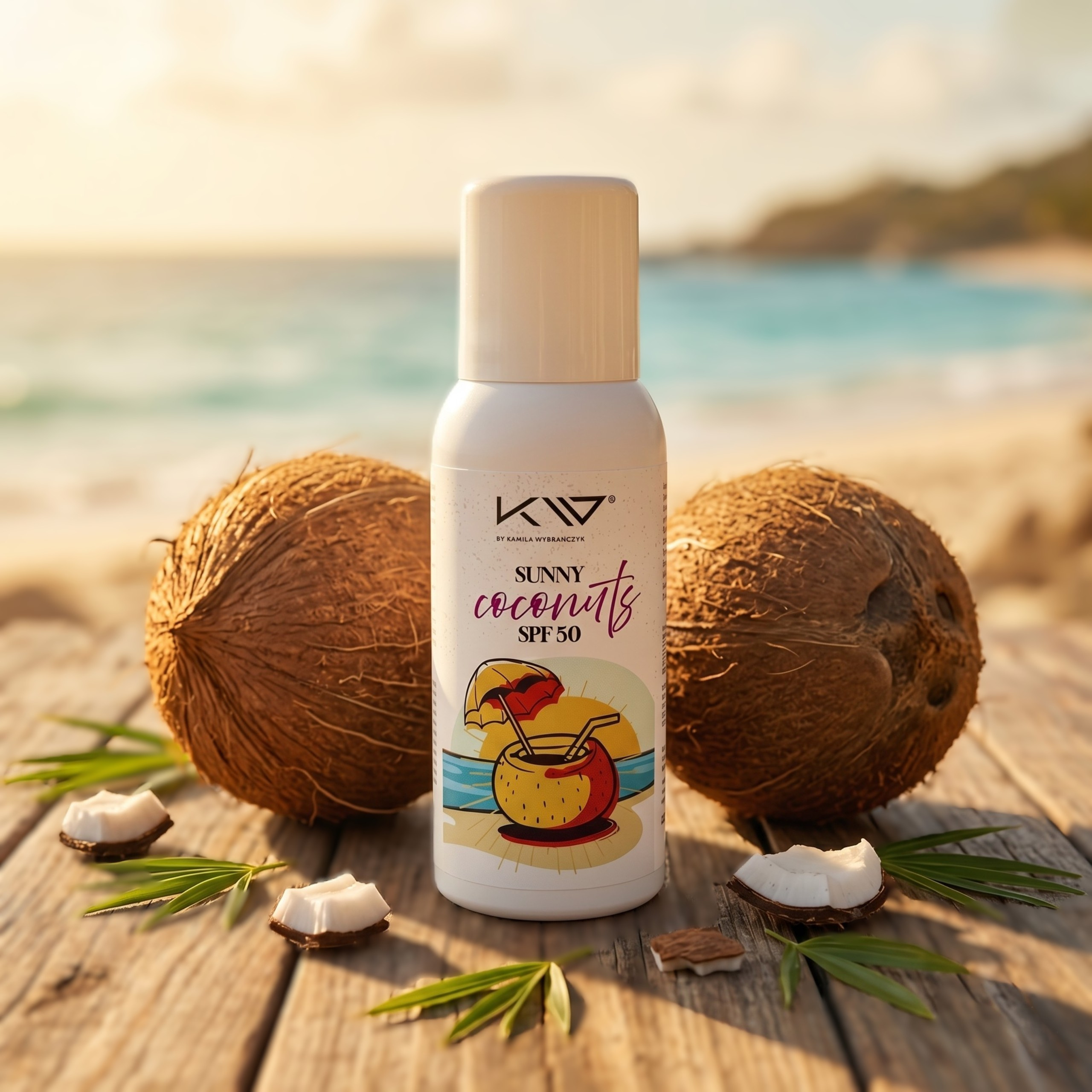 KAMILA WYBRAŃCZYK - Mgiełka Sunny Coconut SPF 50 - 2x 75ml