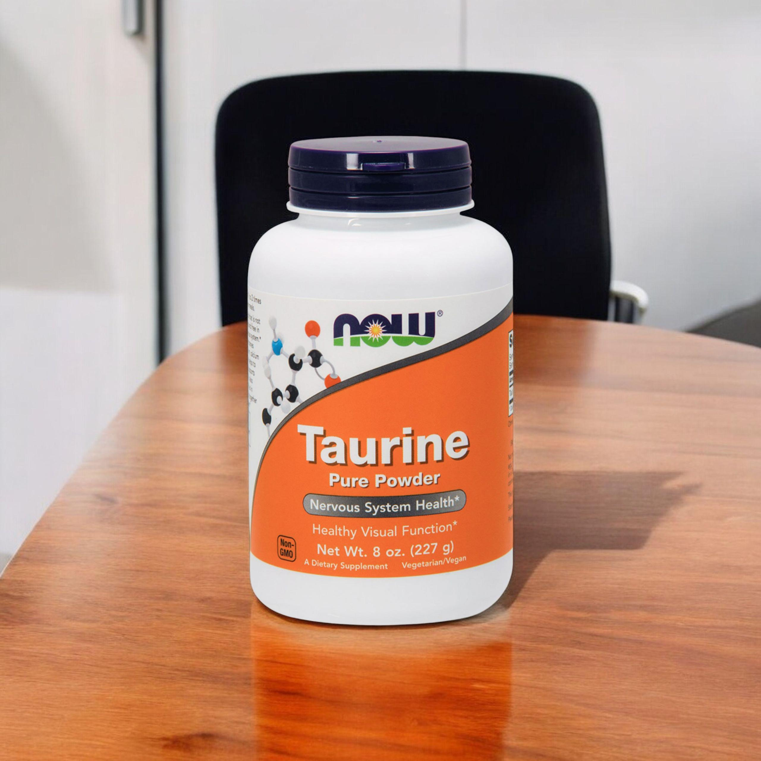 NOW Taurine Pure Powder - 3x 227g