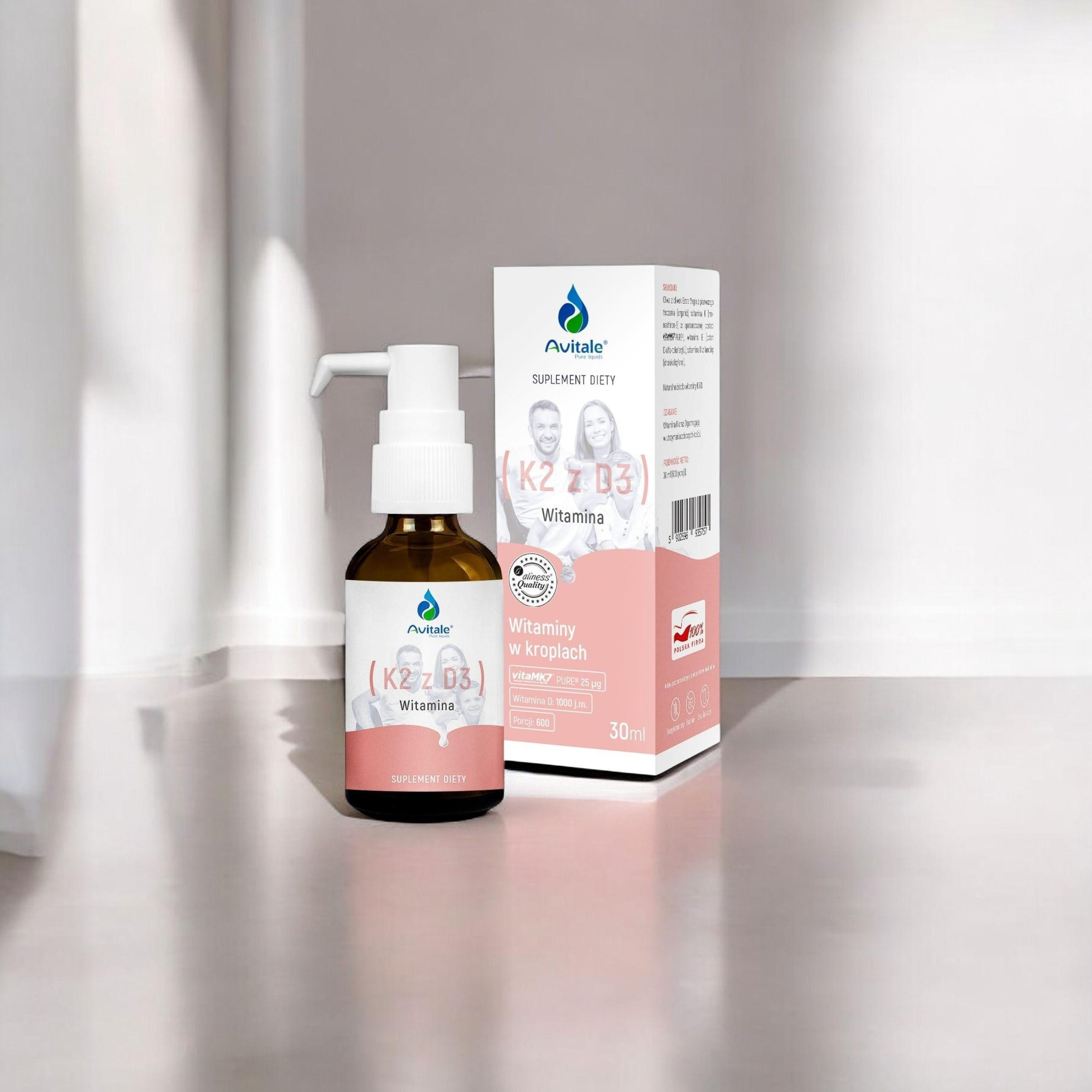 ALINESS - Avitale Witamina K2 z D3 - 30ml