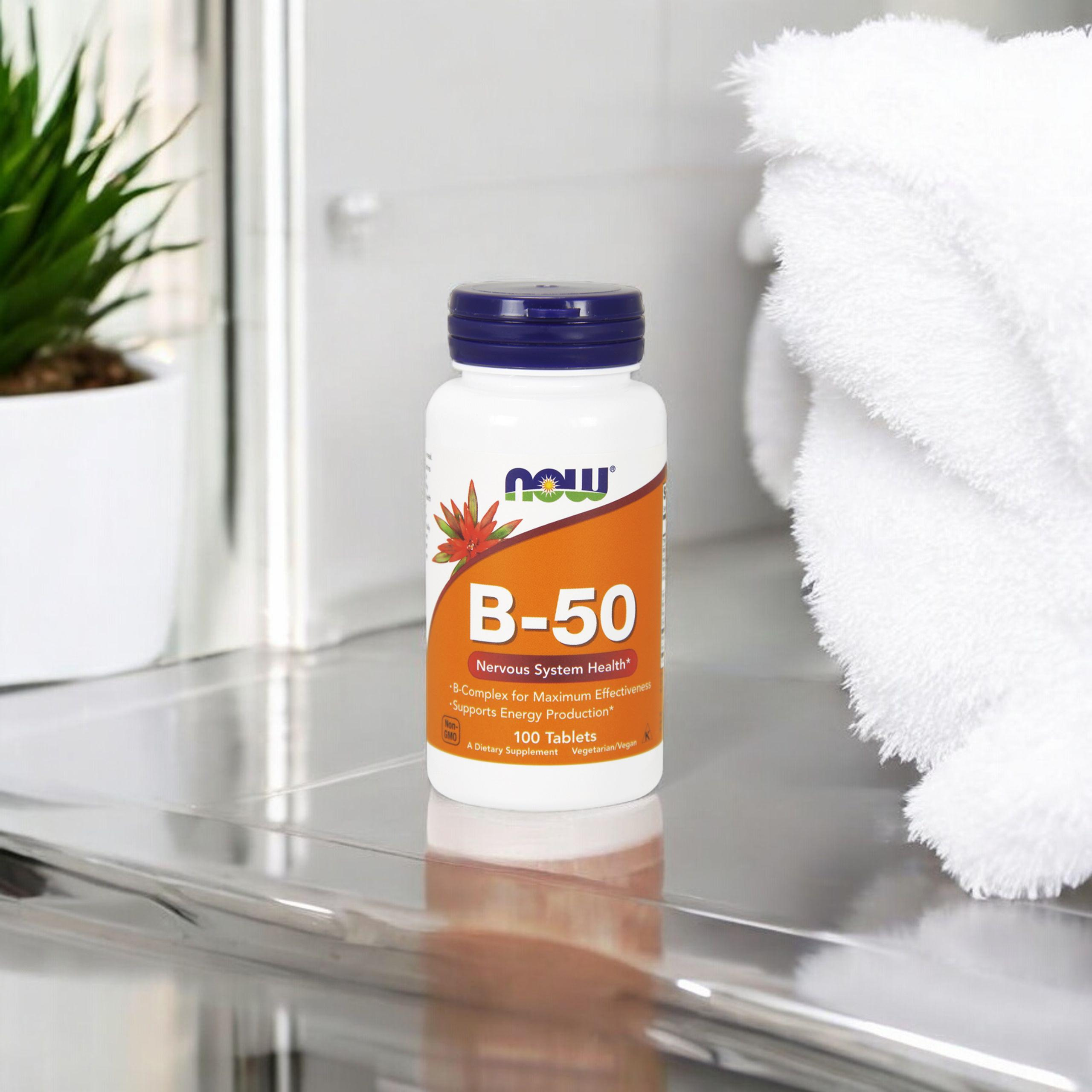 NOW Vitamin B-50 - 3x 100tabs