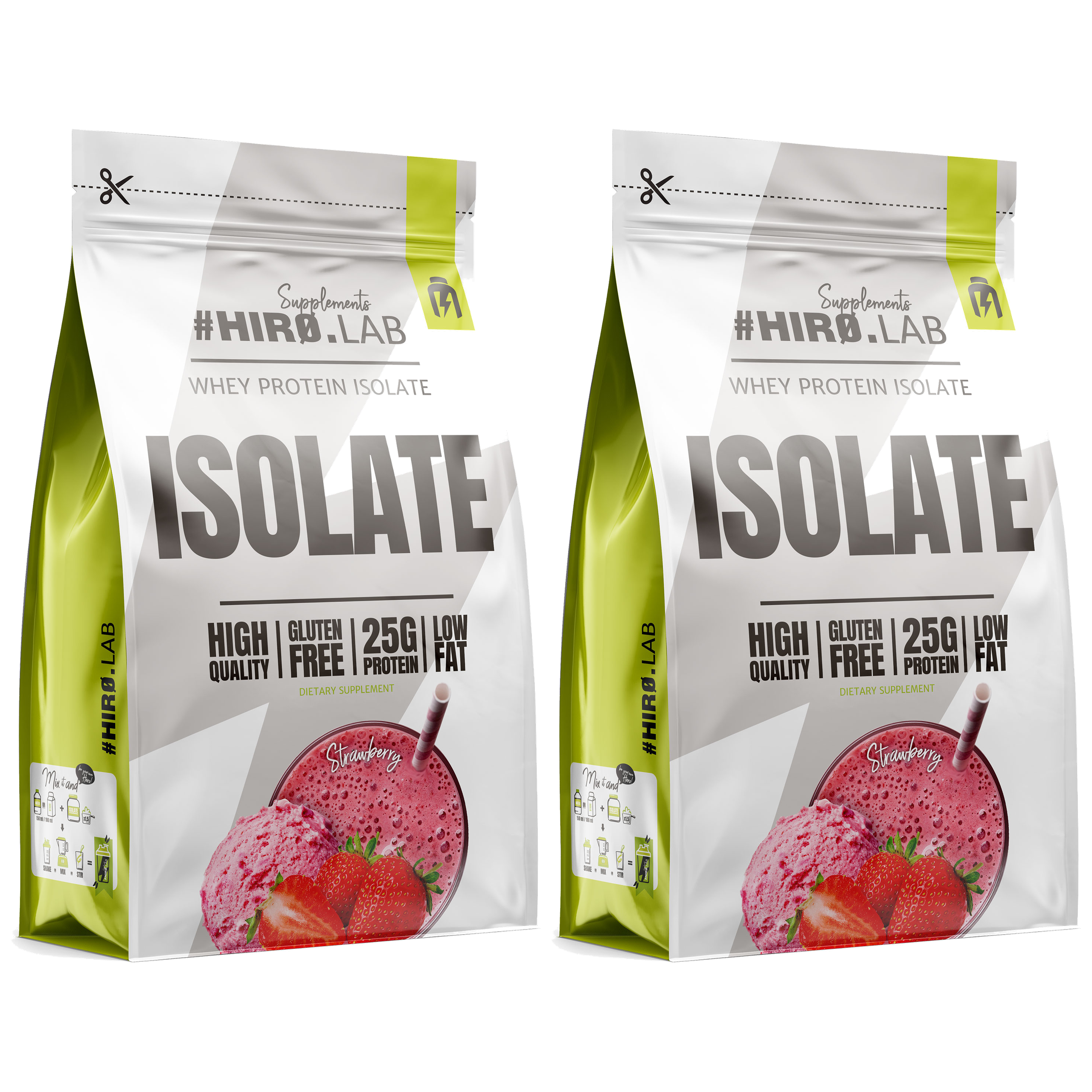 HIRO.LAB Whey Protein Isolate - 2x 700g