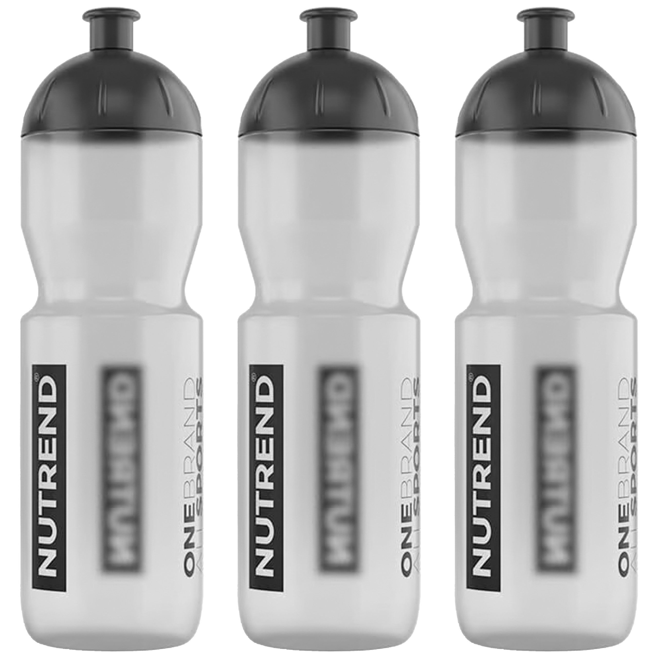 NUTREND Bidon One Brand All Sports - 3x 750ml - Clear