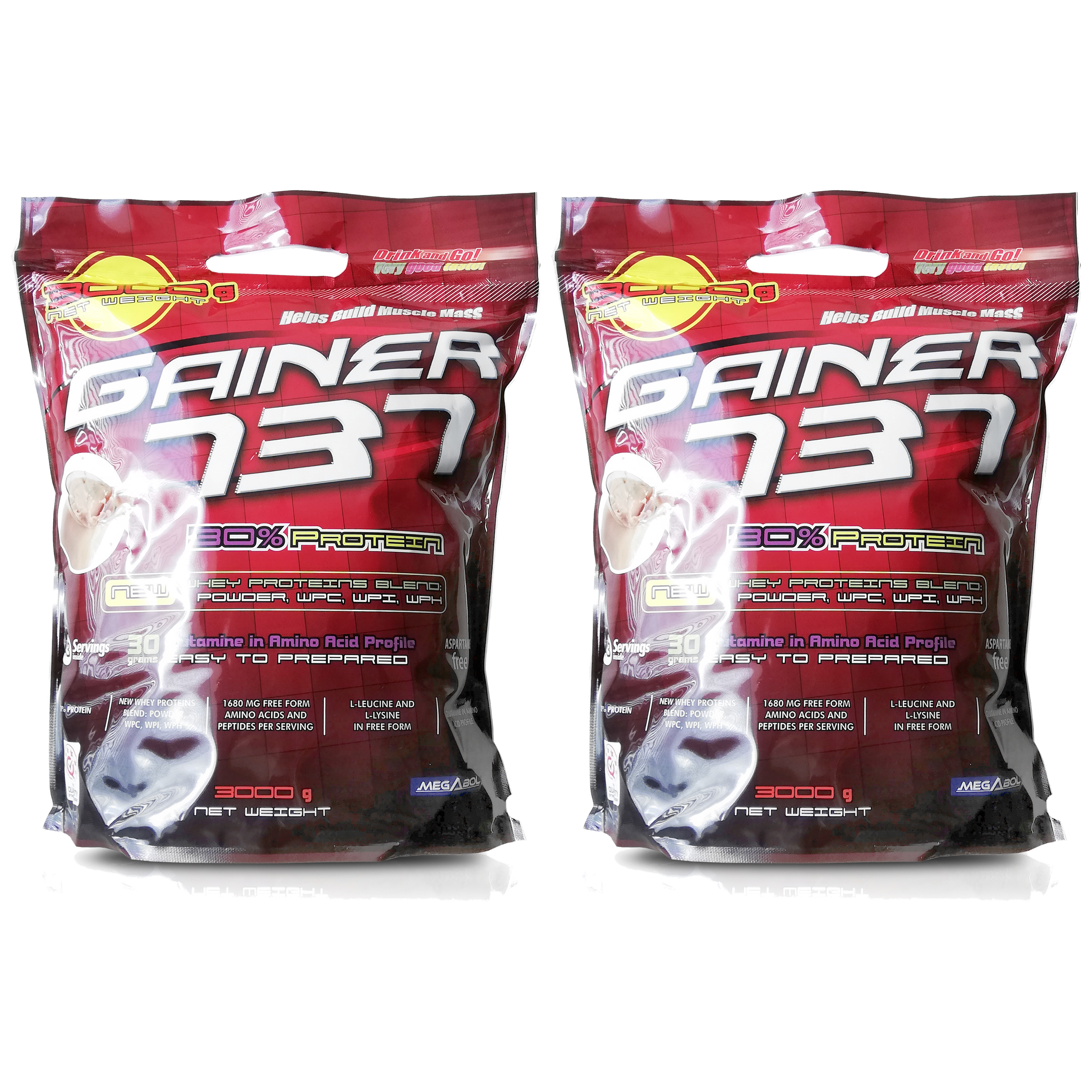 MEGABOL Gainer 737 - 2x 3000g