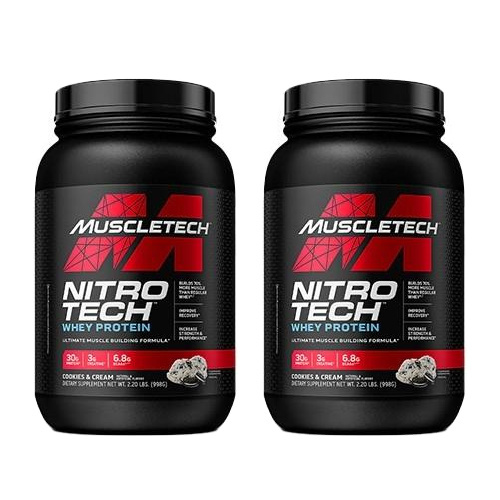 MUSCLE TECH Nitro Tech Whey Protein - 2x 998g