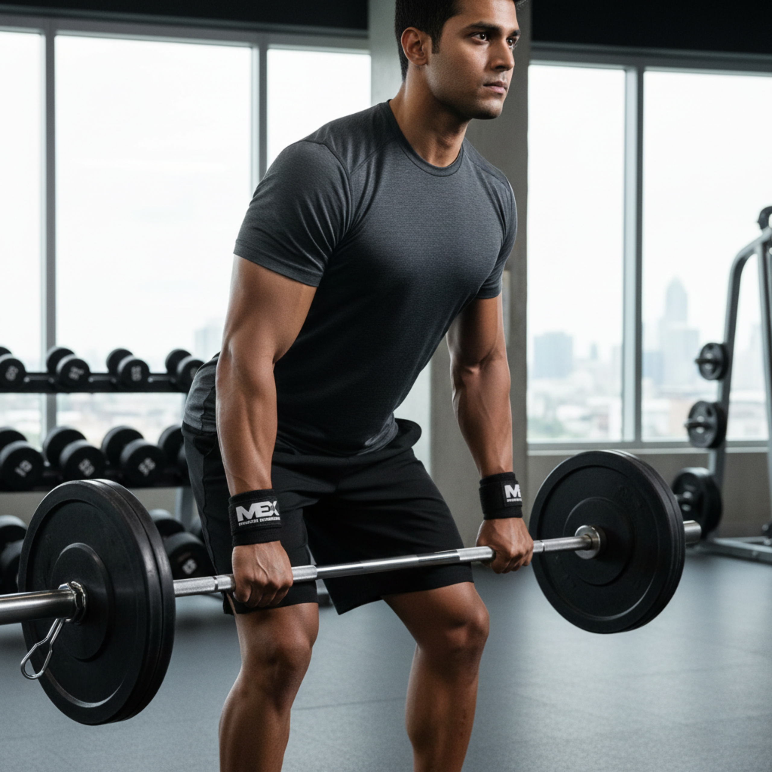 MEX NUTRITION - Smart Straps - Black- 56cm 