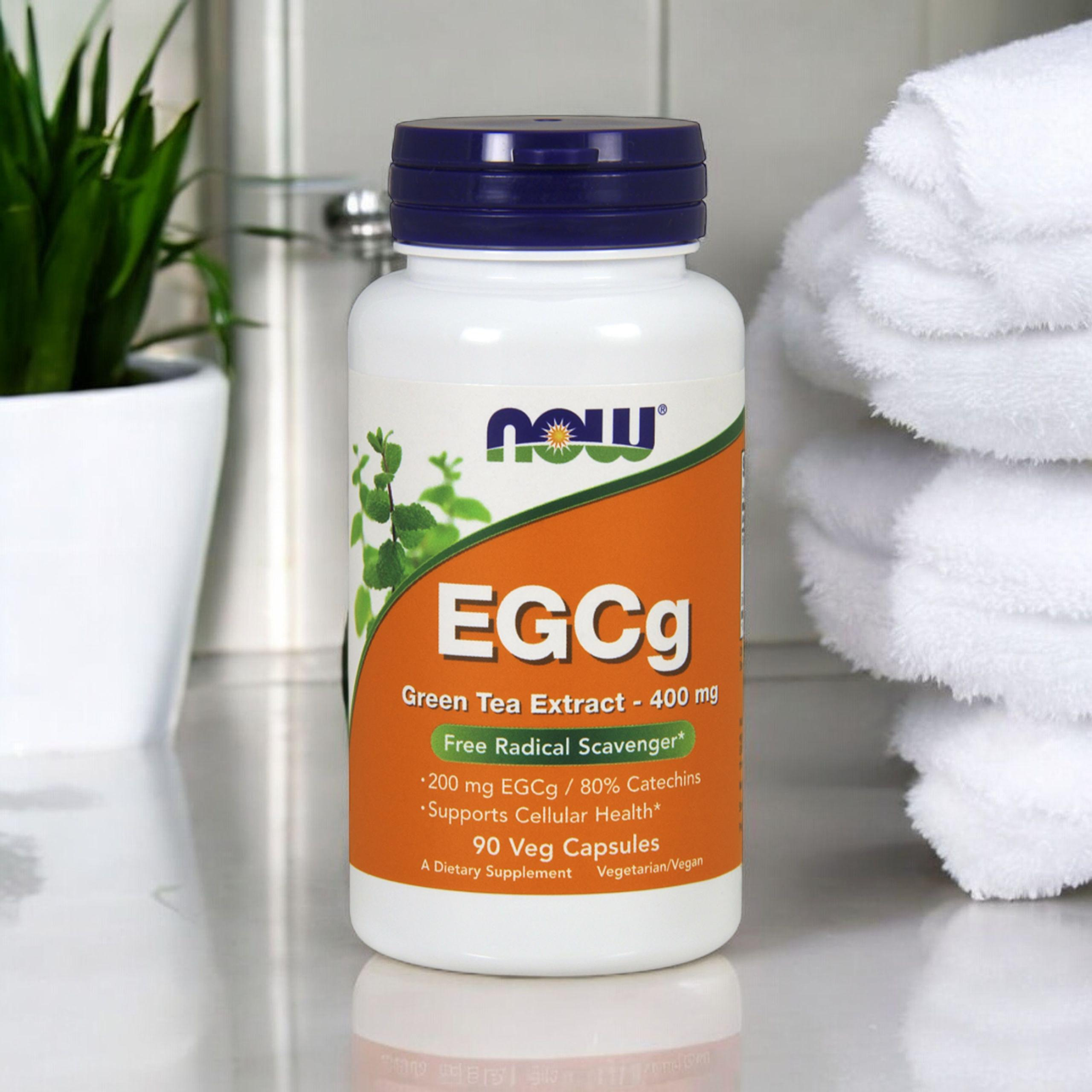 NOW EGCg Green Tea Extract 400mg - 3x 90vcaps