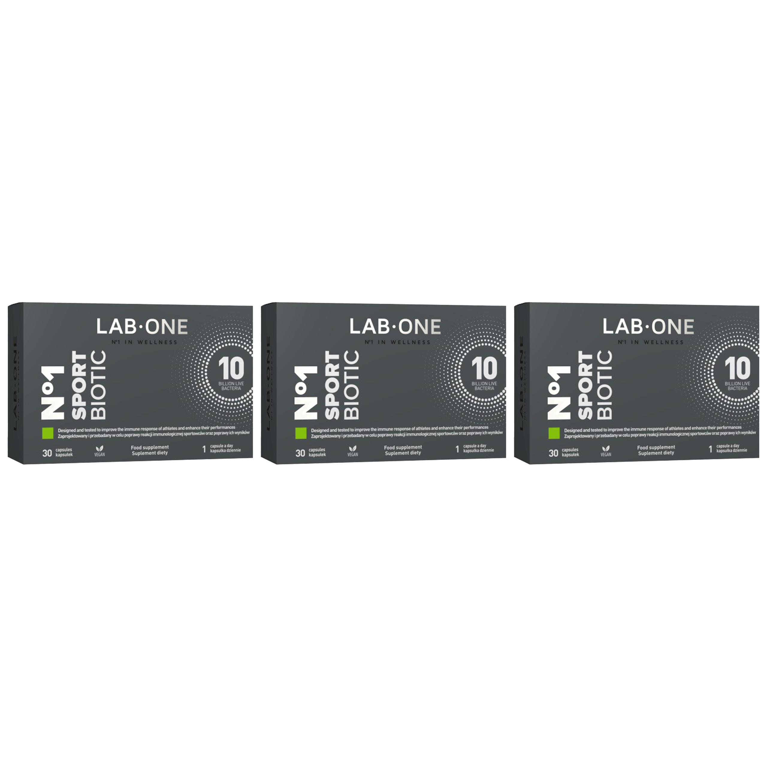 LAB ONE SportBiotic - 3x 30caps.