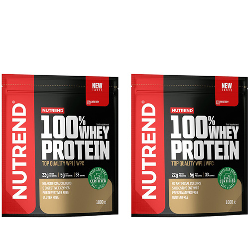 NUTREND 100% Whey Protein - 2x 1000g