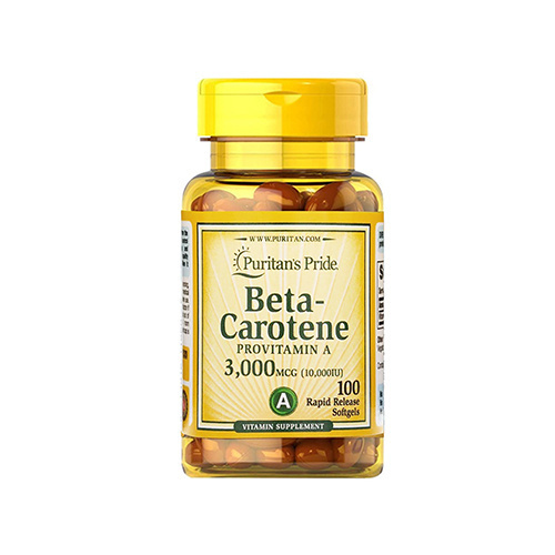 Puritan's Pride Beta - Carotene 10000IU - 3x 100soft gels