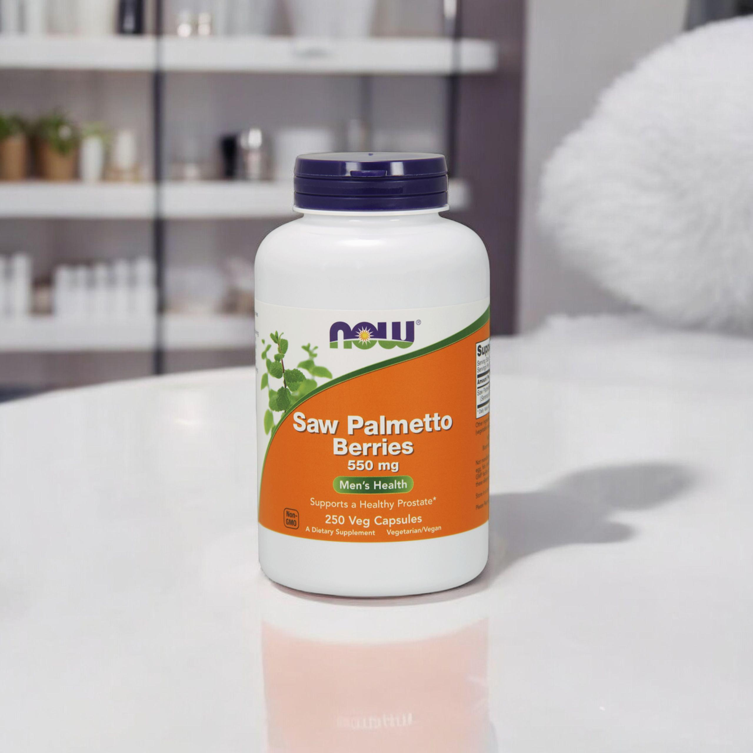 NOW SAW Palmetto Berries - 250vegcaps. - WYPRZEDAŻ - 30-06