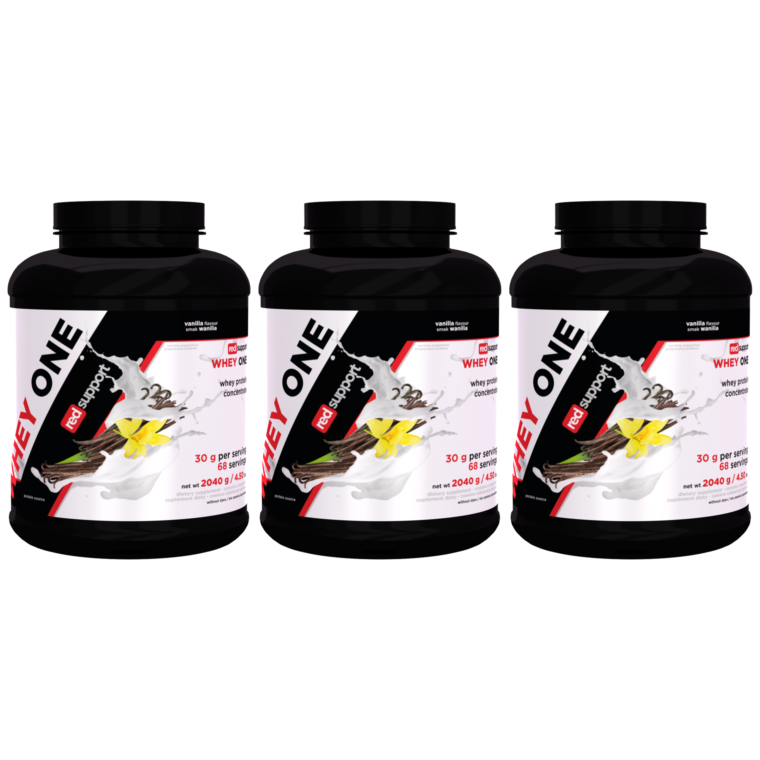 RED SUPPORT Whey One - 3x 2040g