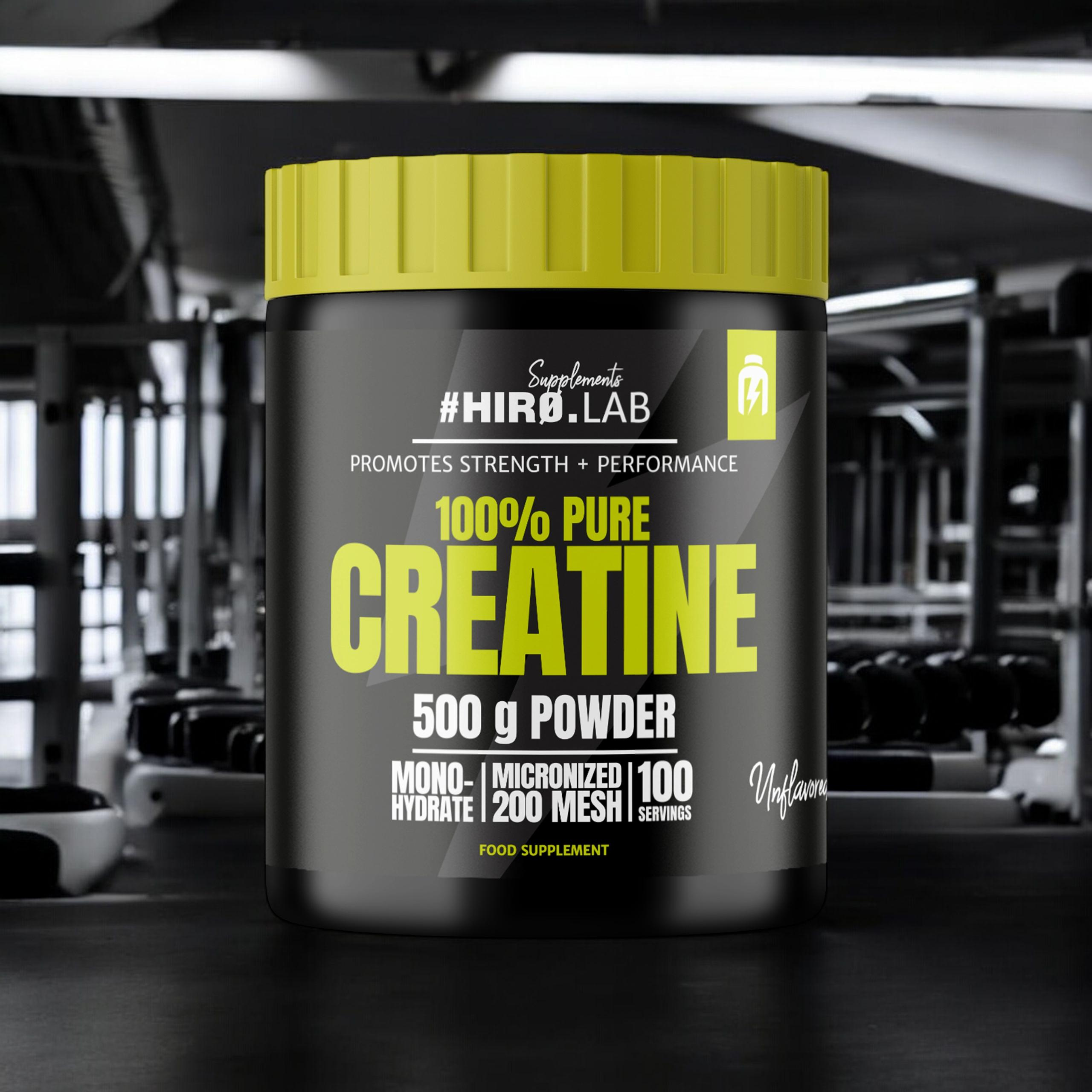 HIRO.LAB 100% Pure Creatine - 500g + 100g FREE