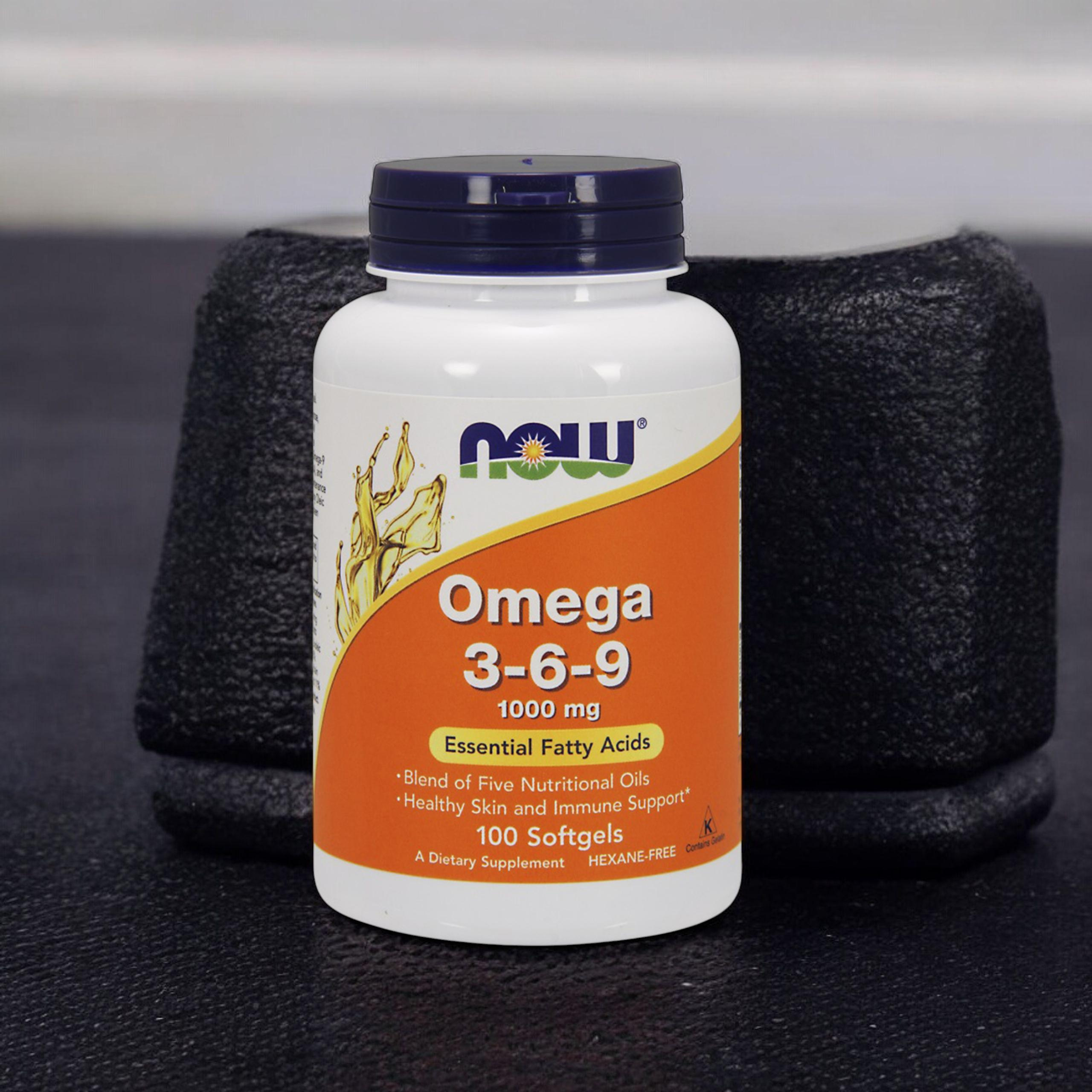 NOW Omega-3-6-9 1000mg - 2x 100softgels