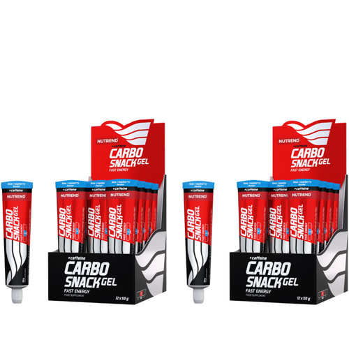 NUTREND - Carbosnack with Caffeine - 12x 2x 50g