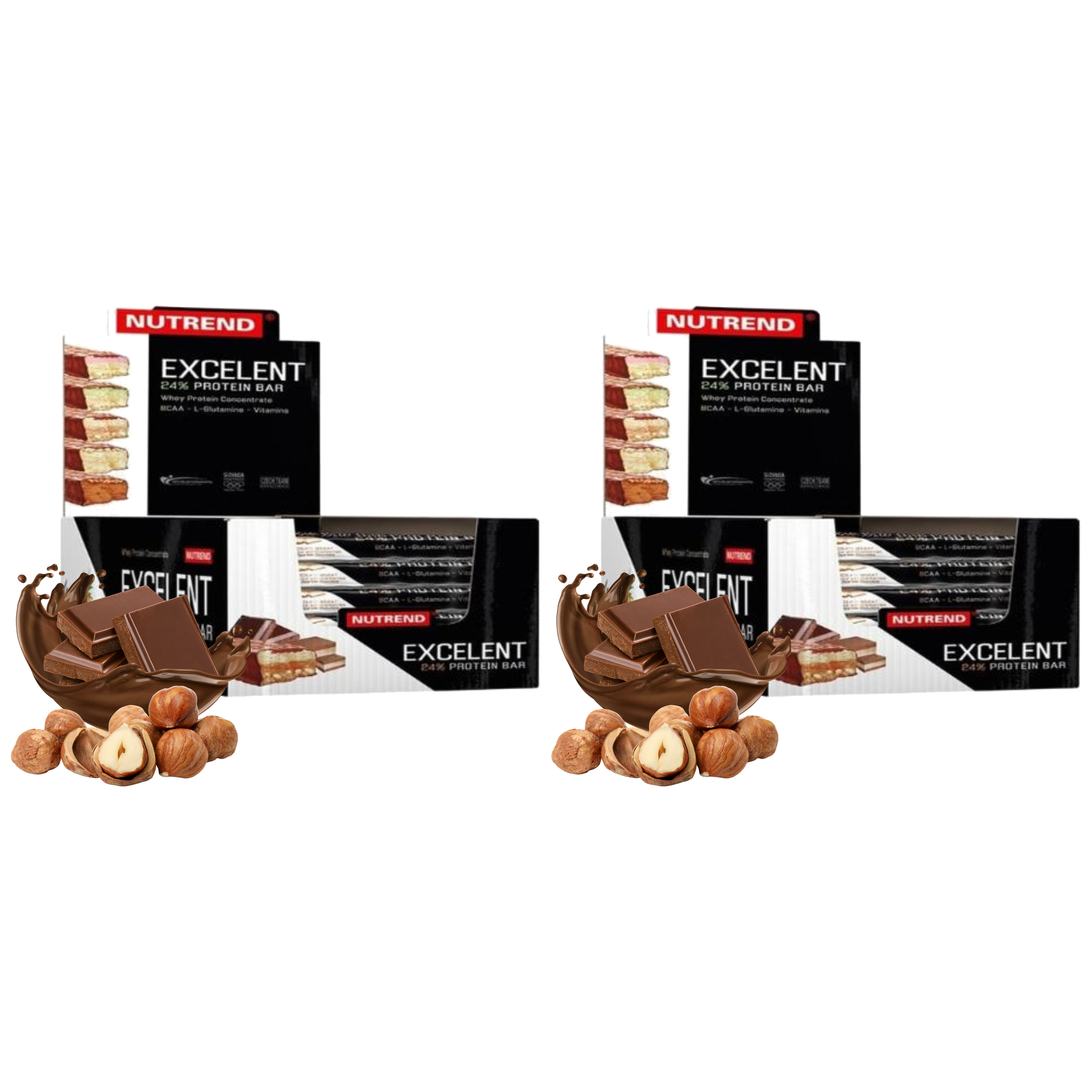 NUTREND - Excelent Protein Bar - 18x 2x 85g