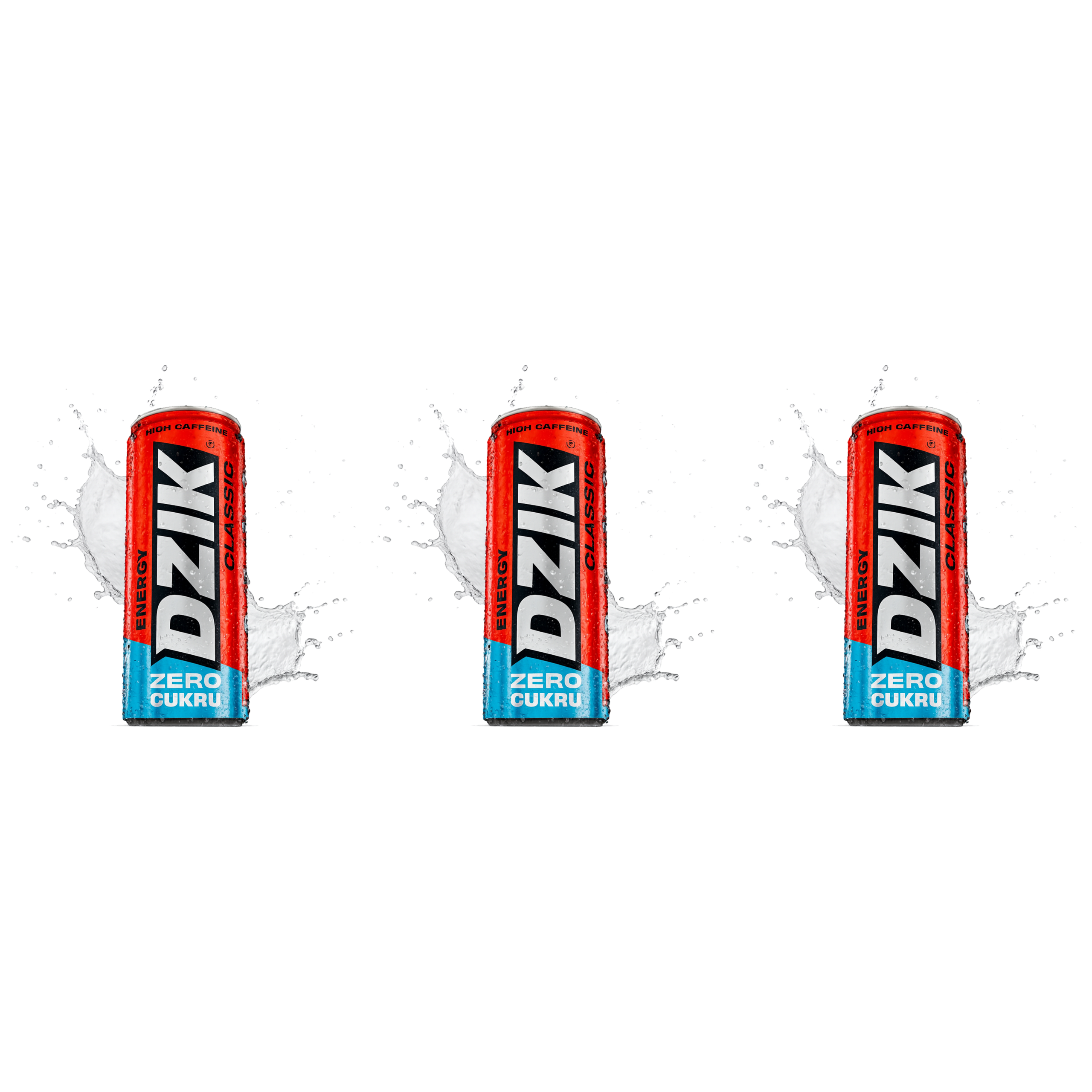 DZIK - Energy - 3x 250ml - Classic
