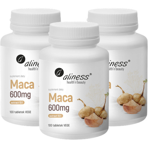 ALINESS - Maca Extract 600mg - 100vtabs. x3