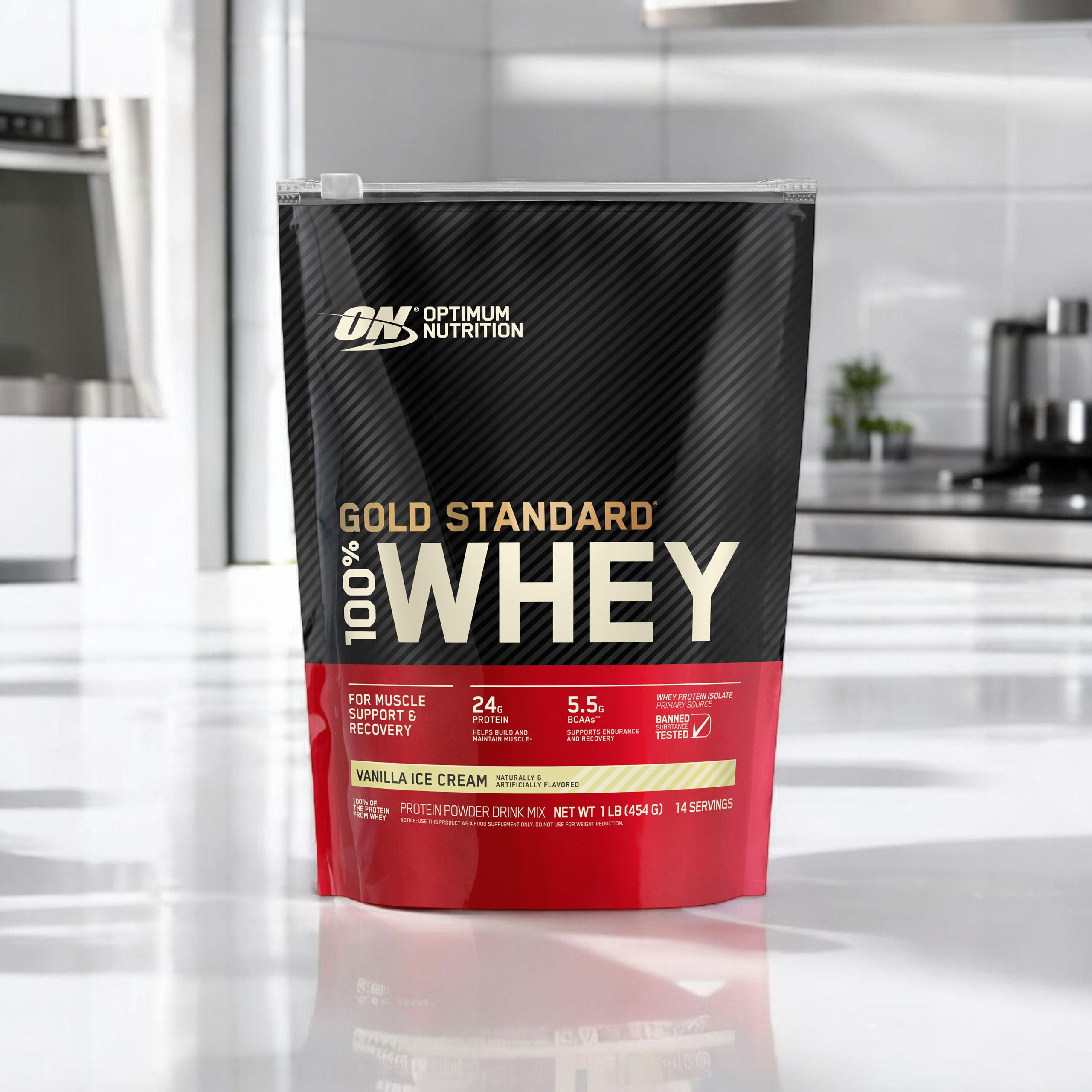 OPTIMUM NUTRITION 100% Whey Gold Standard Bag - 3x 450g