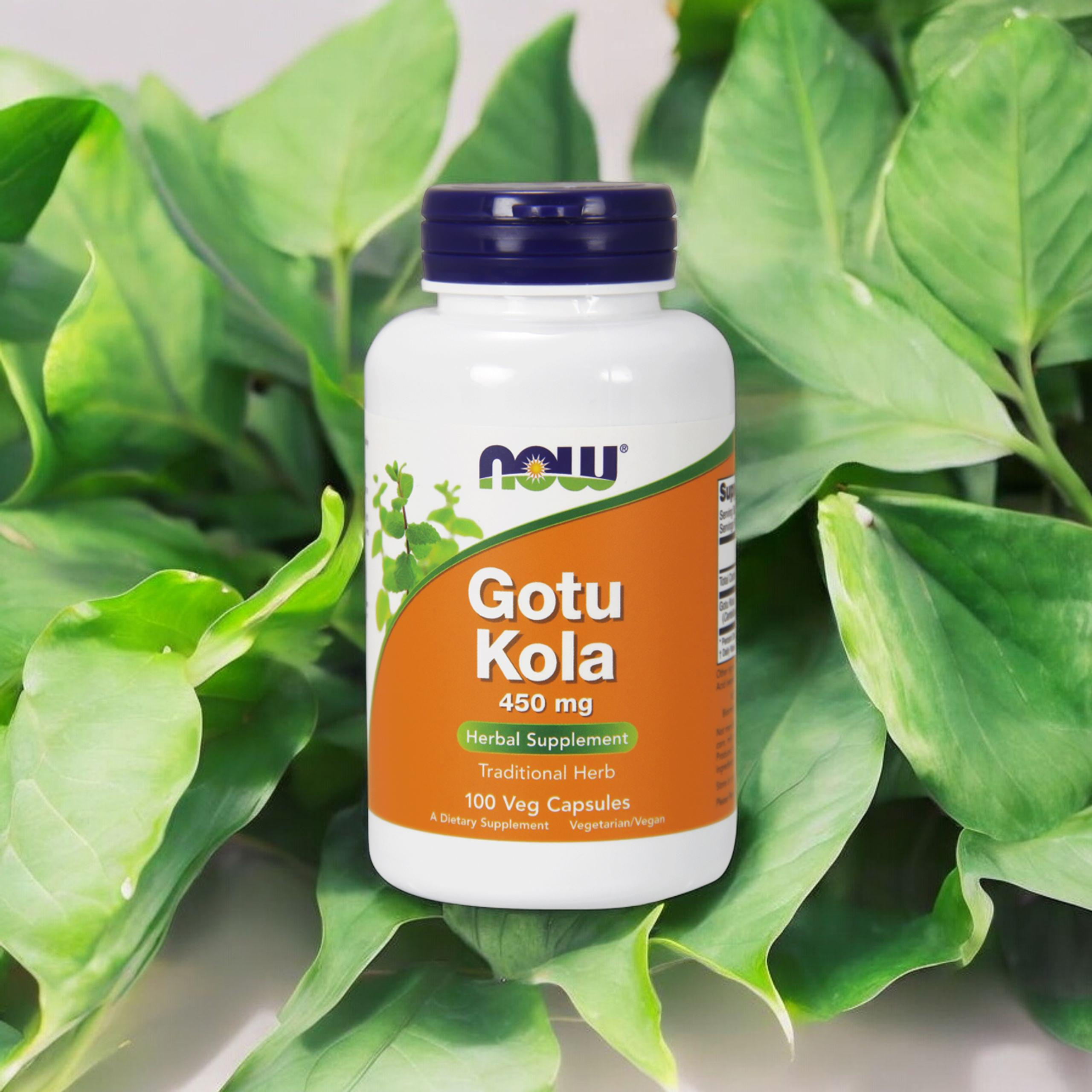 NOW Gotu Kola 450mg - 2x 100vcaps
