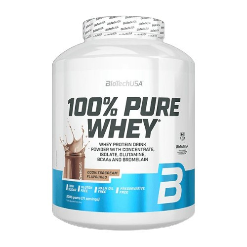 BIOTECH - 100% Pure Whey - 2x 2000g - Cookies Cream