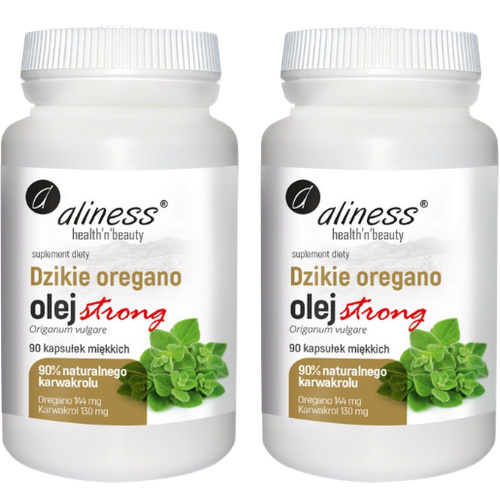 ALINESS - Oregano Olej Strong 100% Natural - 2x 90vcaps.
