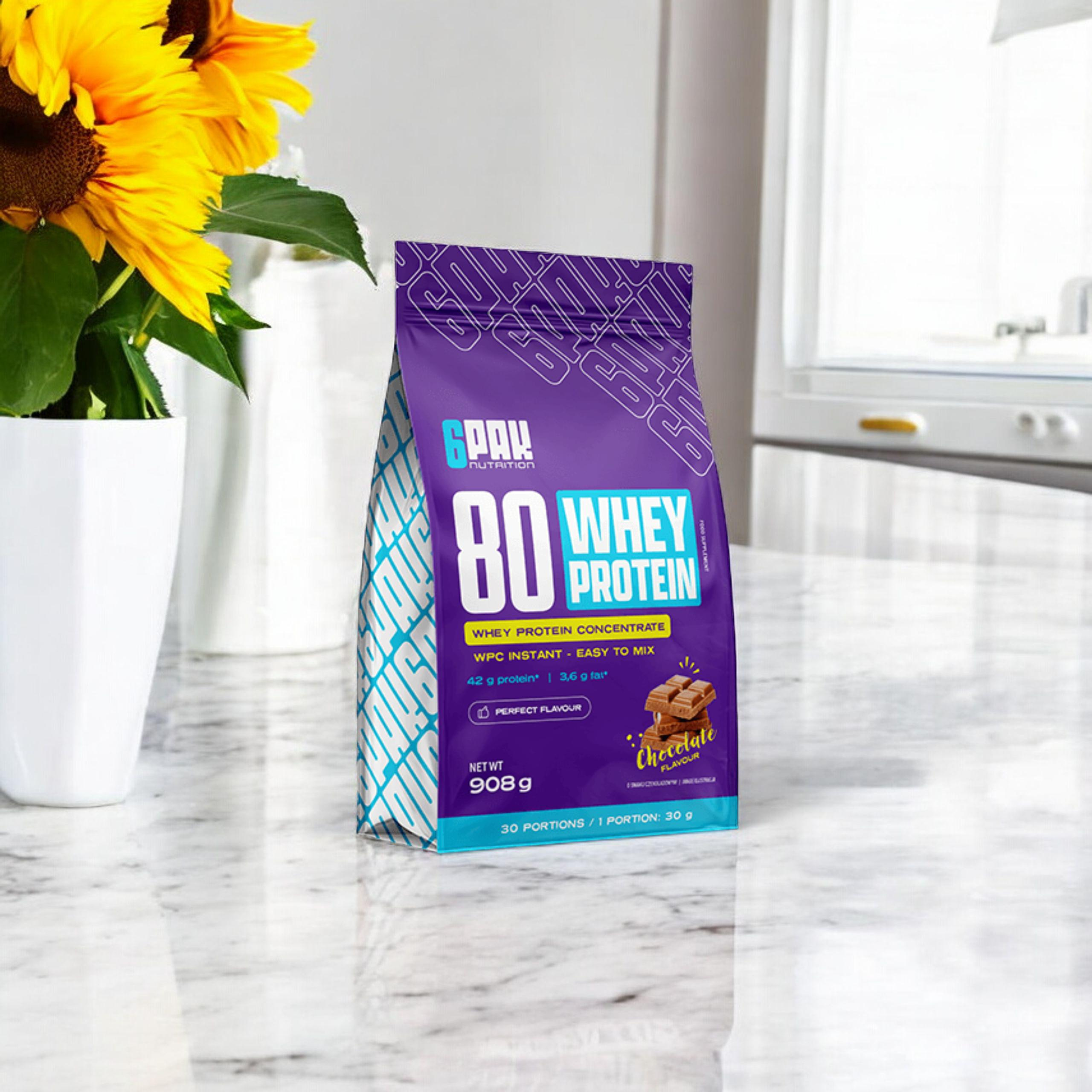 6PAK 80 Whey Protein - 3x 908g