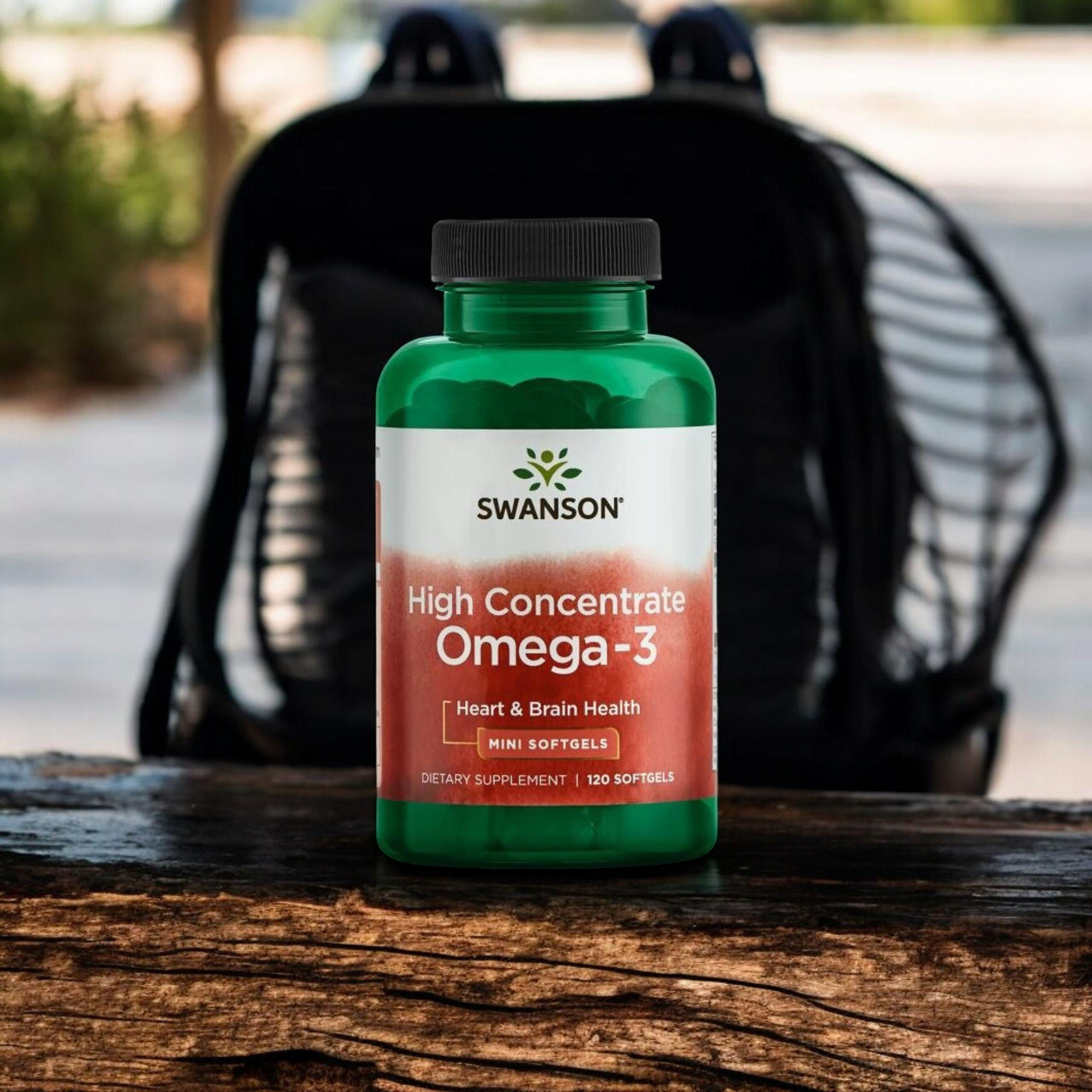 SWANSON Omega 3 High Concentrate - 2x 120softgels