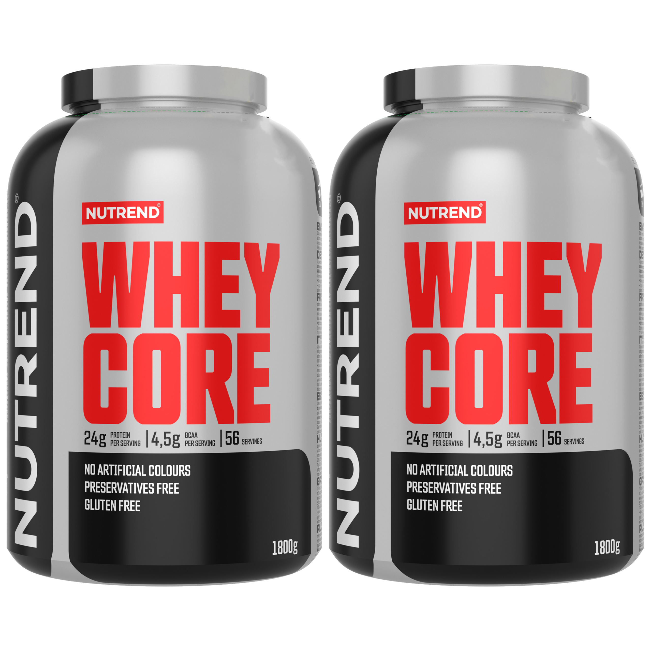 NUTREND Whey Core - 2x 1800g - Cookies
