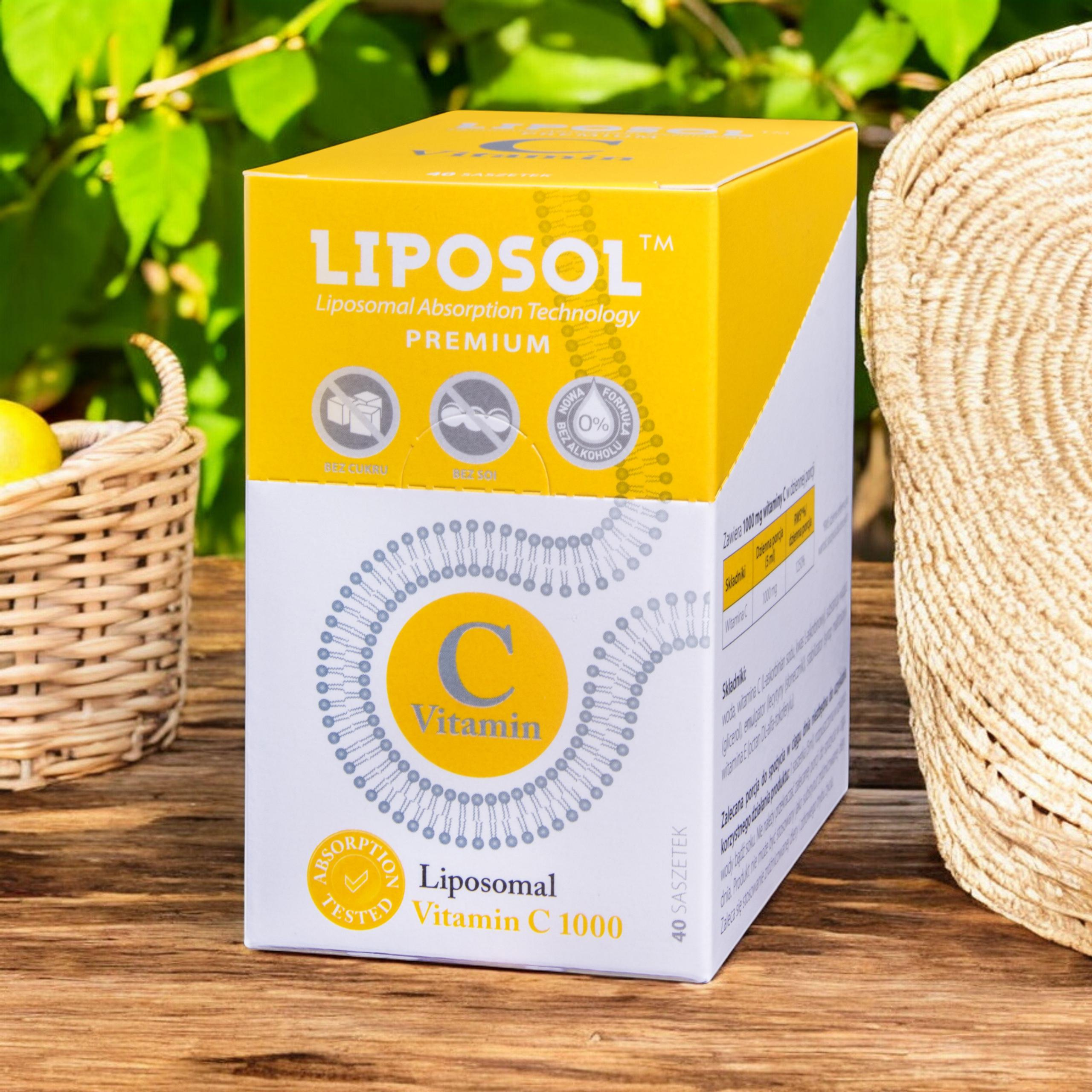 ALINESS Liposol Liposomal Vitamin C 1000 - 3x 40 saszetek