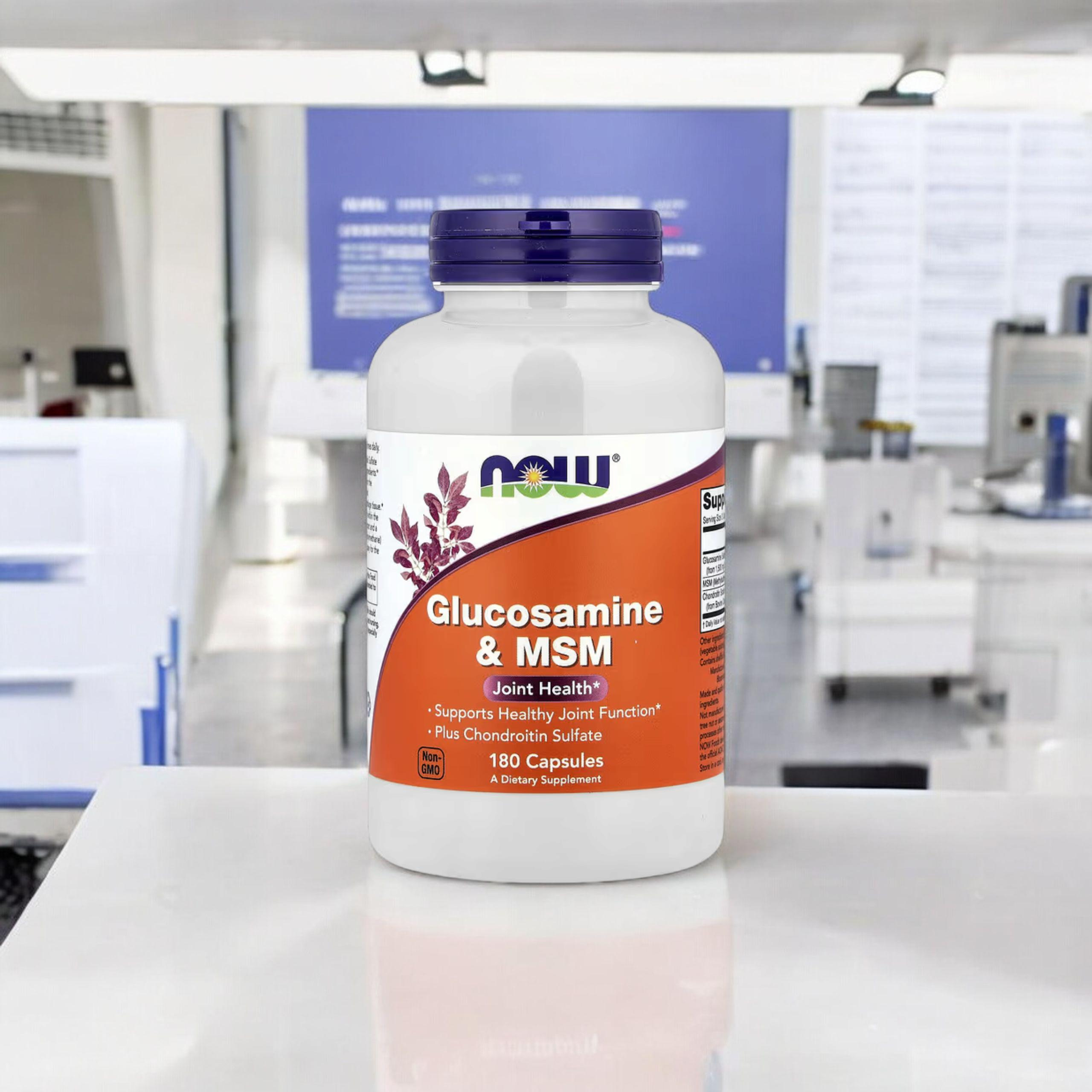 NOW Glucosamine & MSM - 2x 180caps