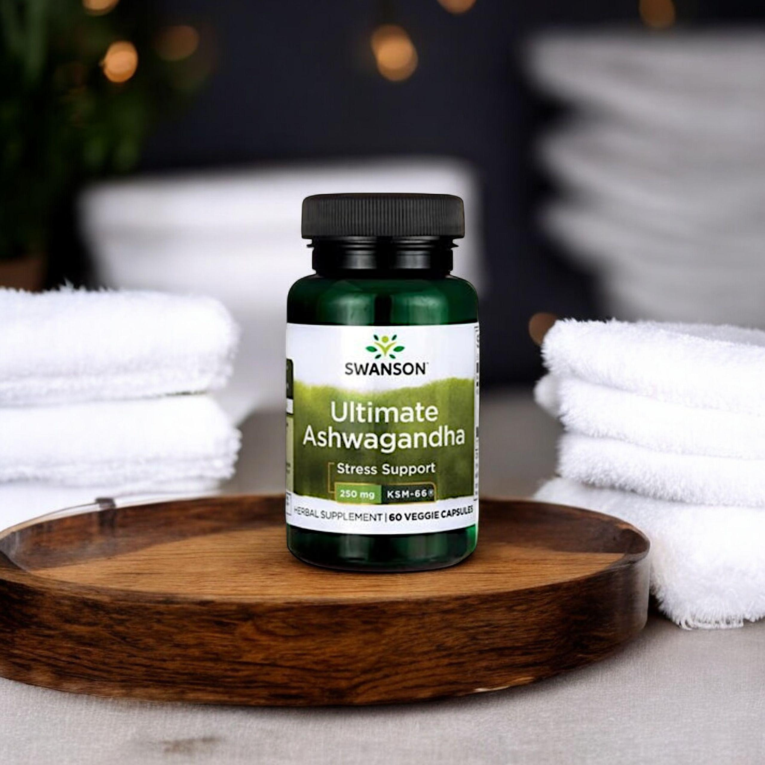 SWANSON Ashwagandha KSM-66 250mg - 2x 60vcaps